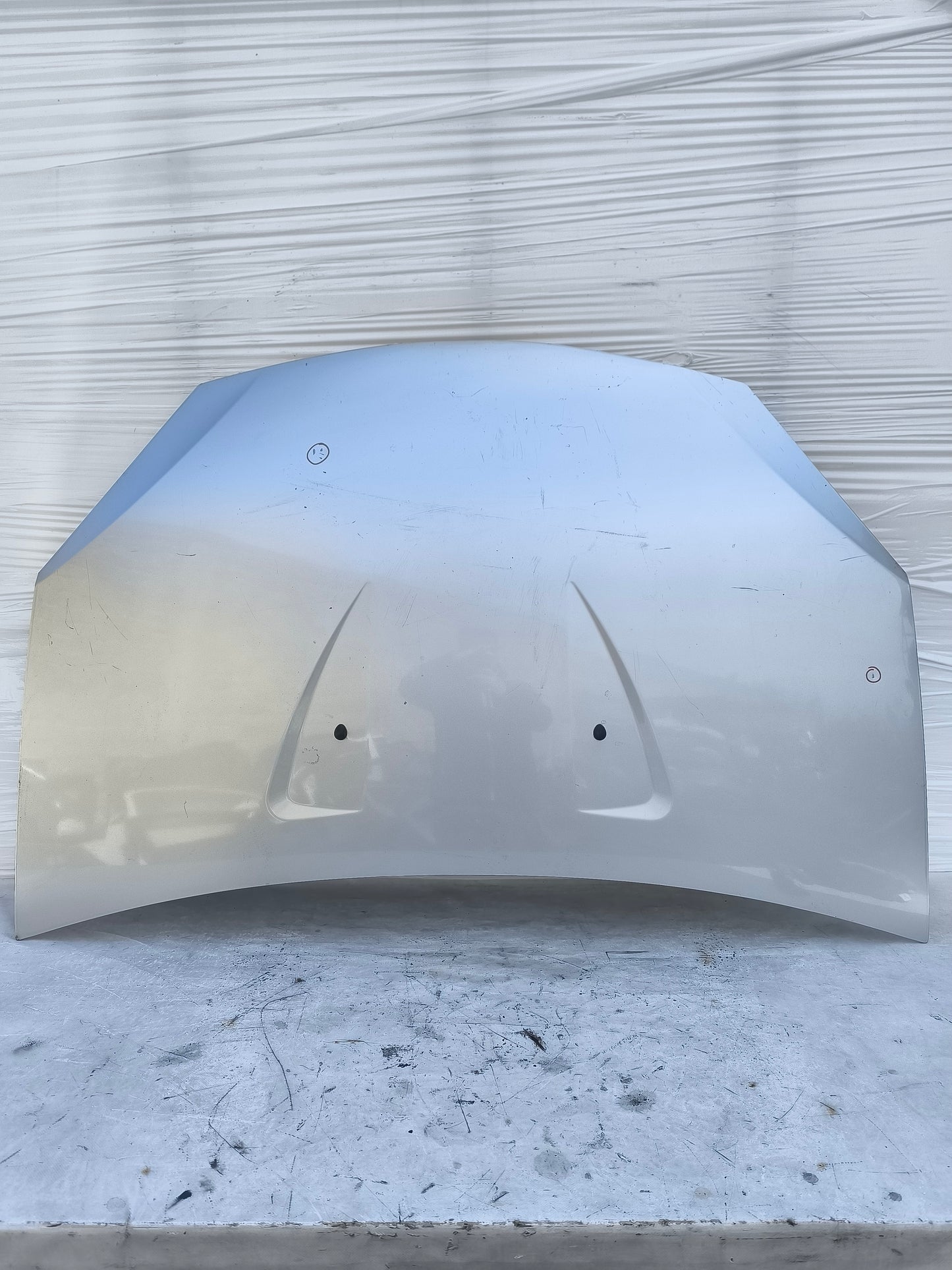 Cofano Dacia Sandero anno 2010 grigio argento ecoAG8067