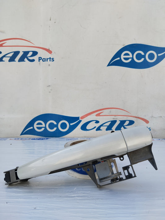 Front left external handle white Peugeot 3008 2012 Cod. 9684559980 ecoAG5682