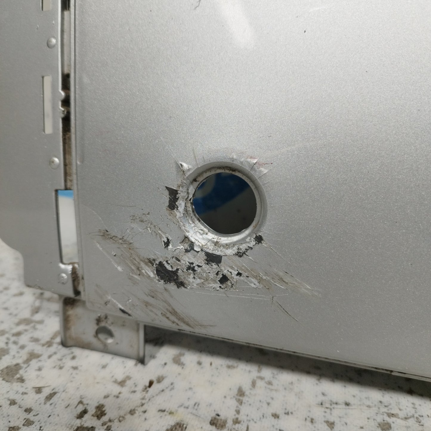 Rear bumper center gray Smart Fortwo 451 2010 ecoAC10494