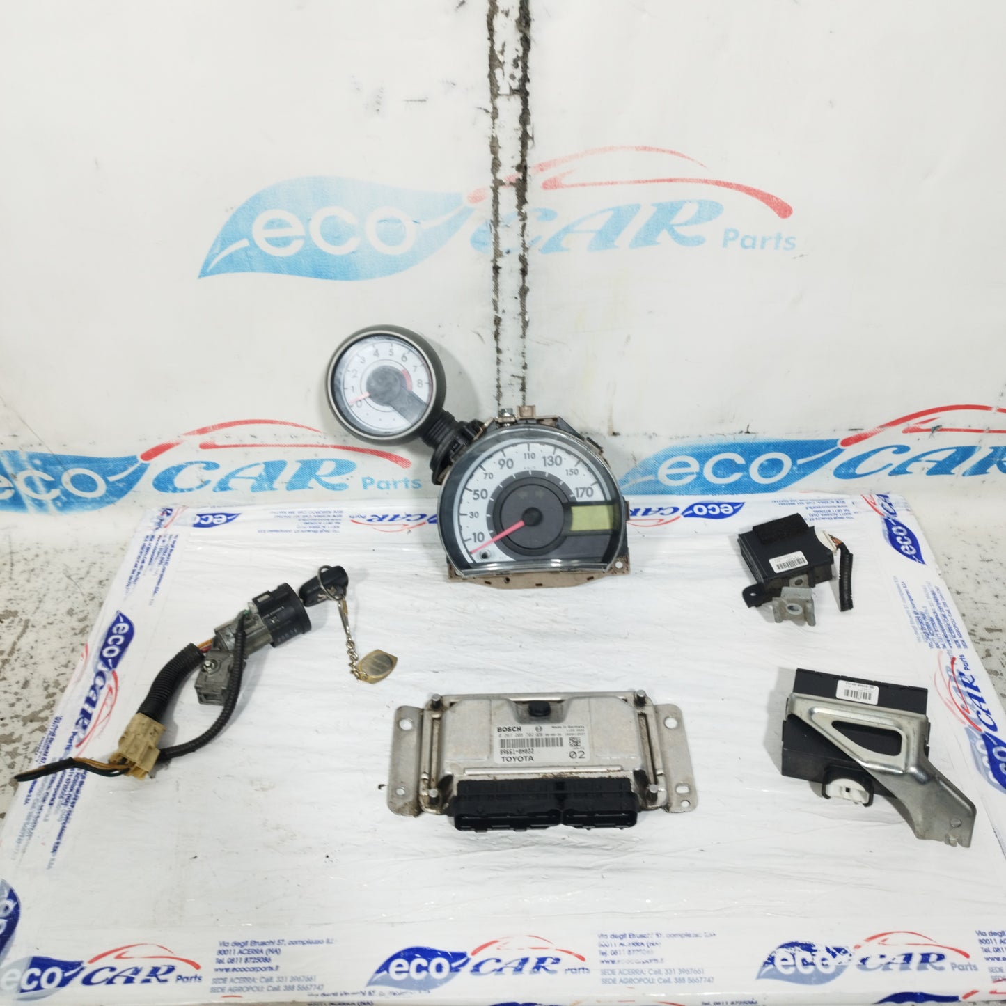 Zündanlage Peugeot 107 1.0 B 2005 Teilenummer: 89661-0H022 ecoAC11182