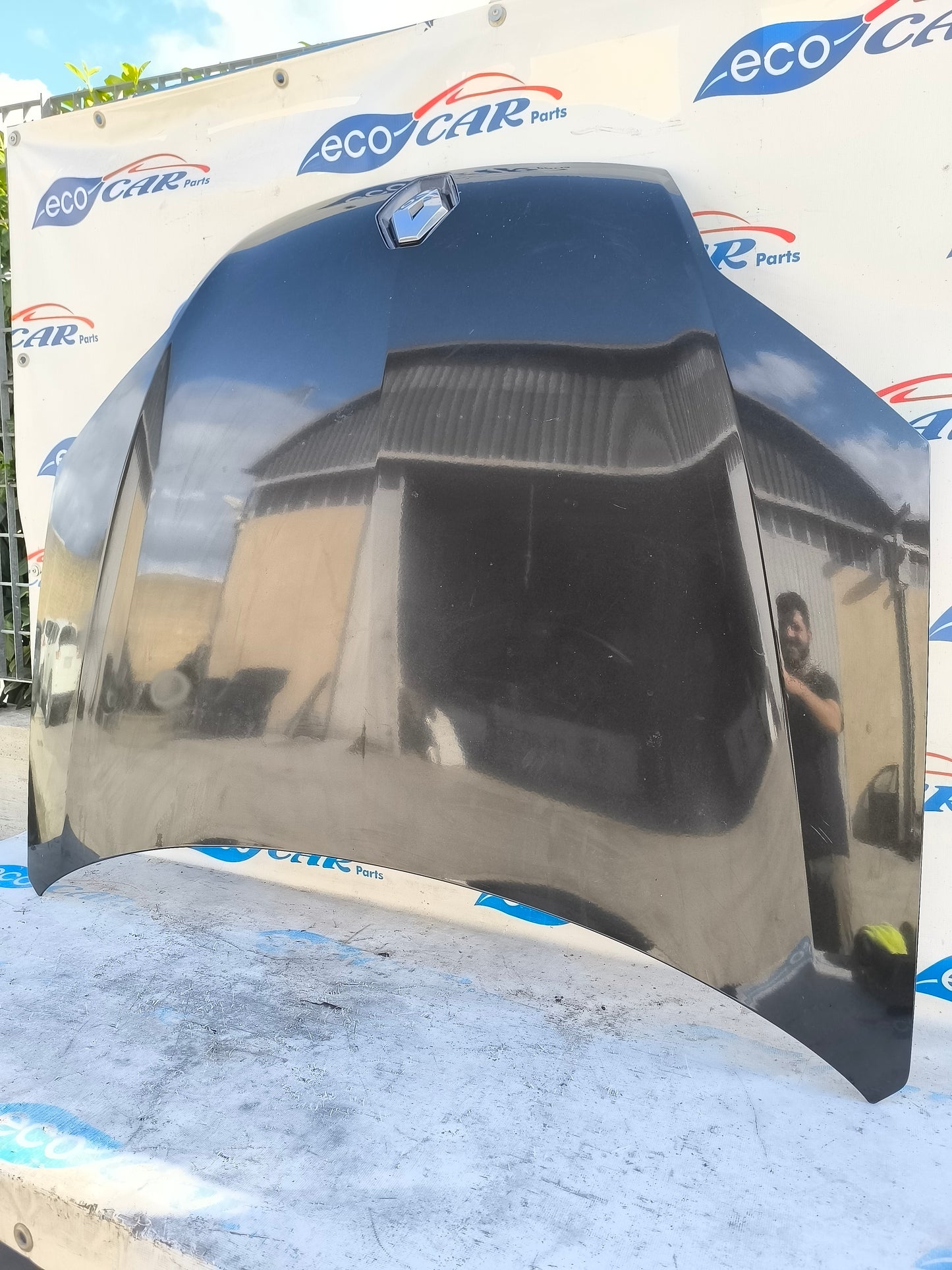 Schwarze Motorhaube Renault Laguna 2008 ecoAG5725