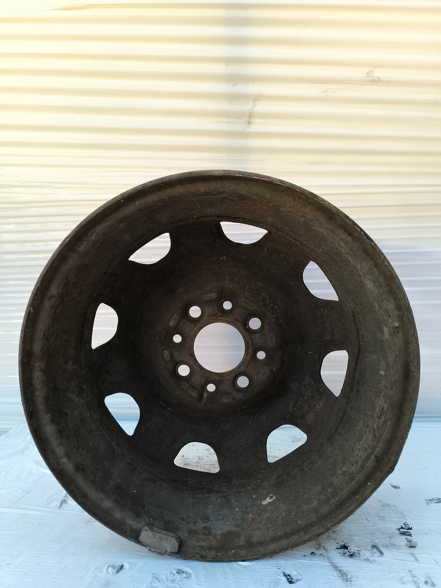 Satz mit 4 R13 Stahlfelgen für Fiat Panda 141 4x4 Modell mit Rostflecken ecoAG7631