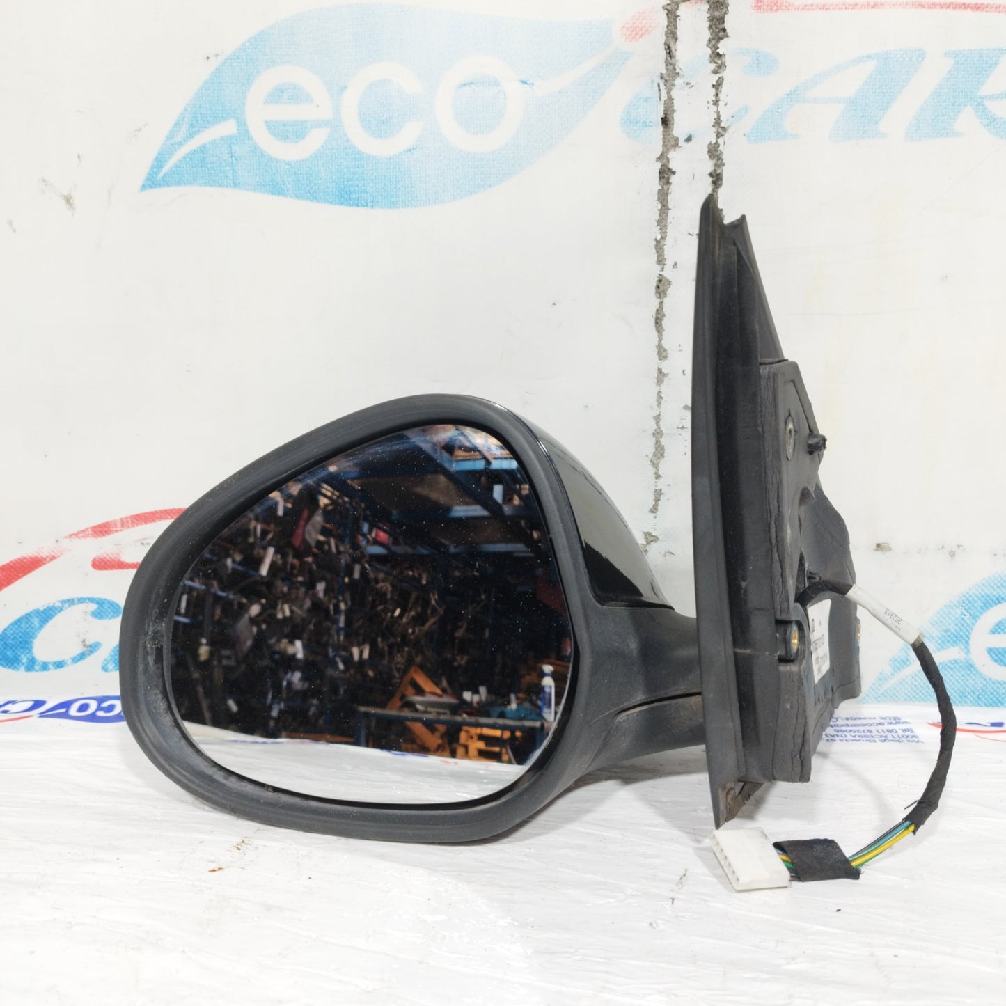 Schwarzer elektrischer Außenspiegel vorne links für Lancia Ypsilon 2009, 5-adrig, ecoAC11253