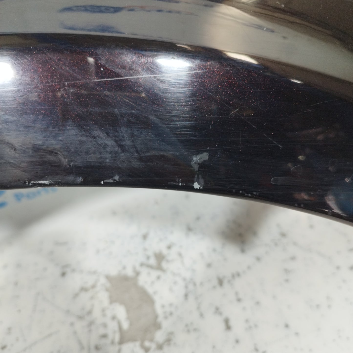 Front mudguard right black modigliani Lancia Musa 2010 ecoAC8539