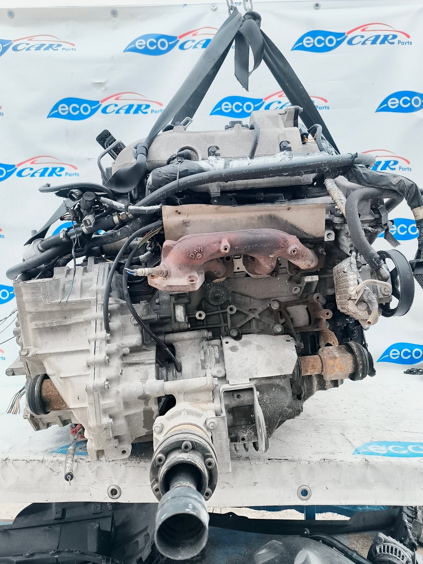 Engine and gearbox complete with control units and pedal Jaguar X-Type 3.0 B V6 Cod.WB ecoAG6258