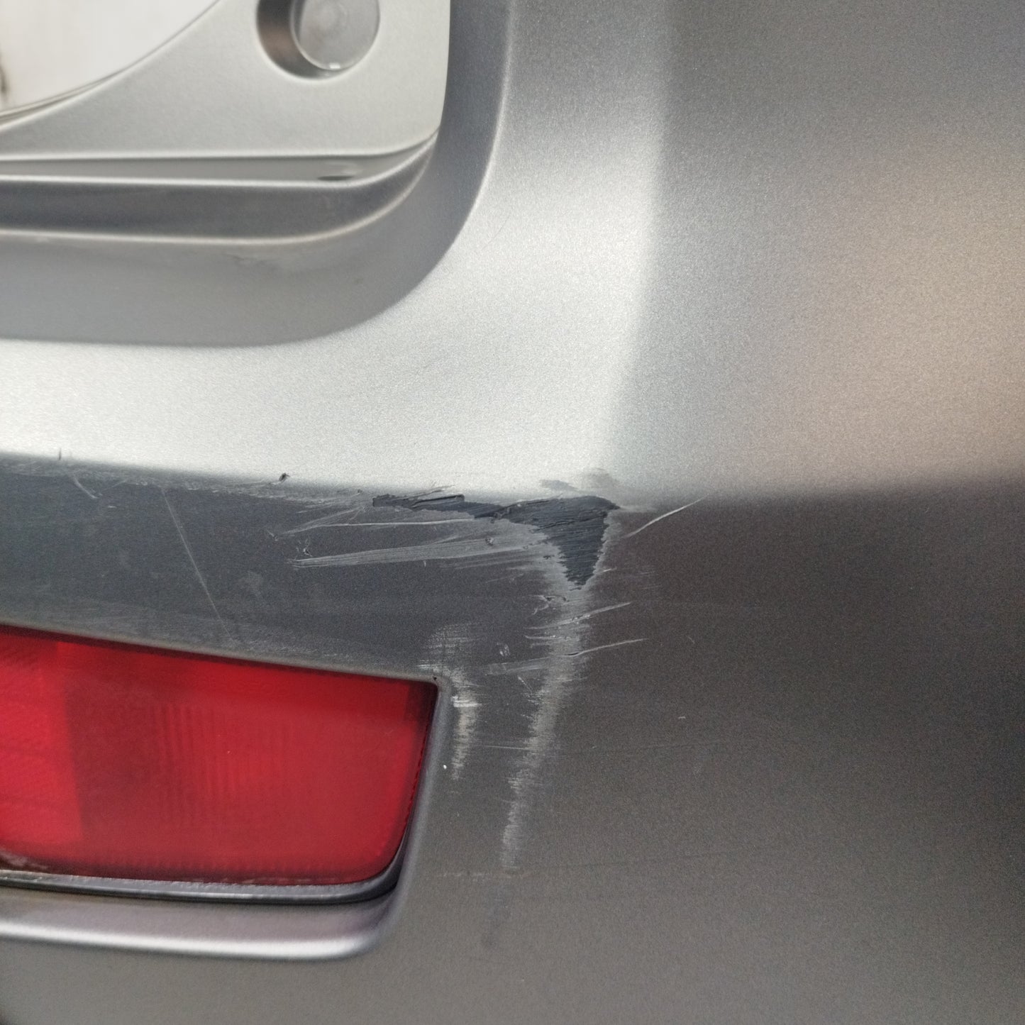 Heckstoßstange in Satingrau für Kia Soul 2008 ecoAC9364