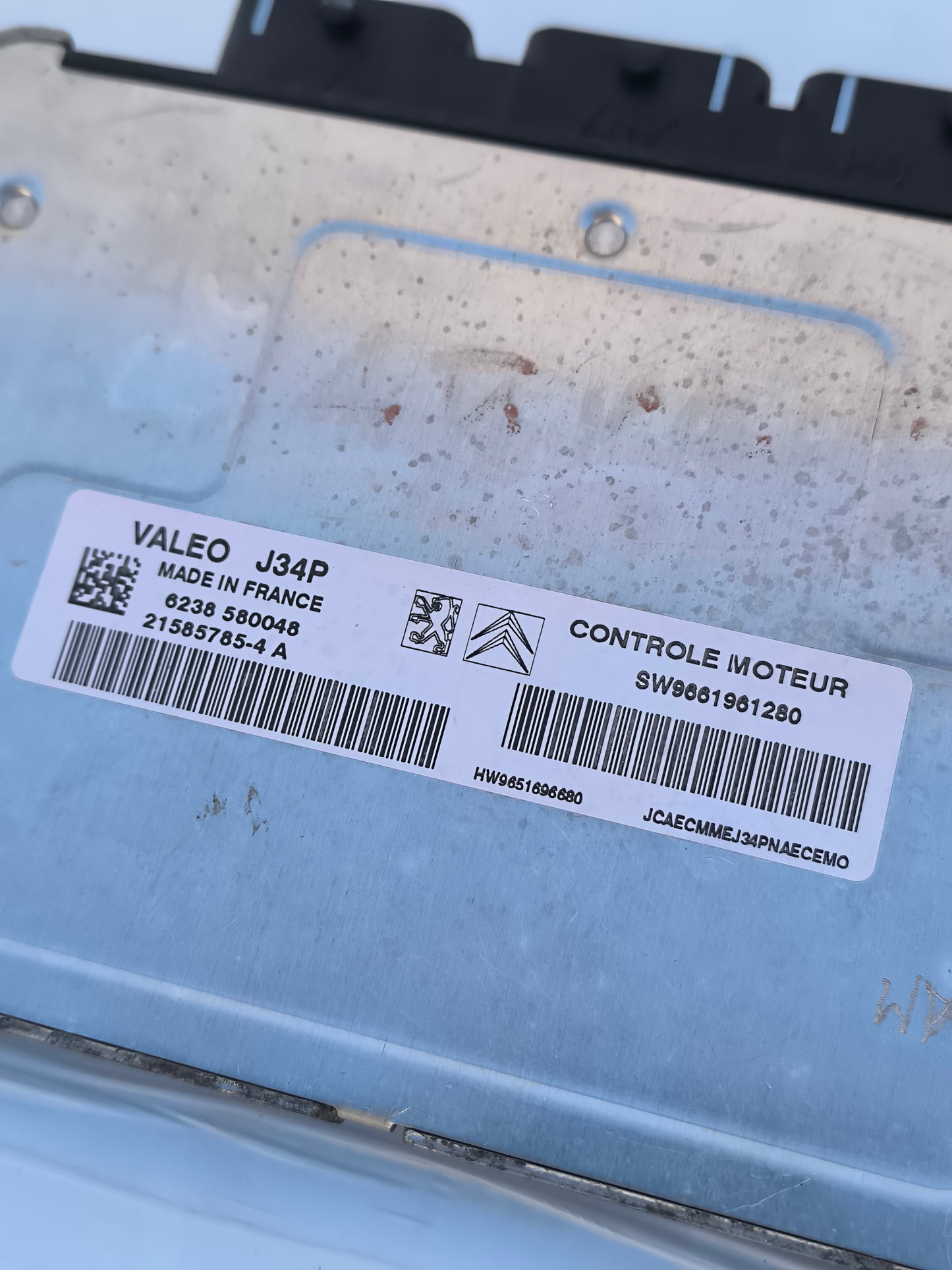 Centralina motore Citroen C3 1.4 B 2002-2007 cod: sw9661961280 ecoAG7704