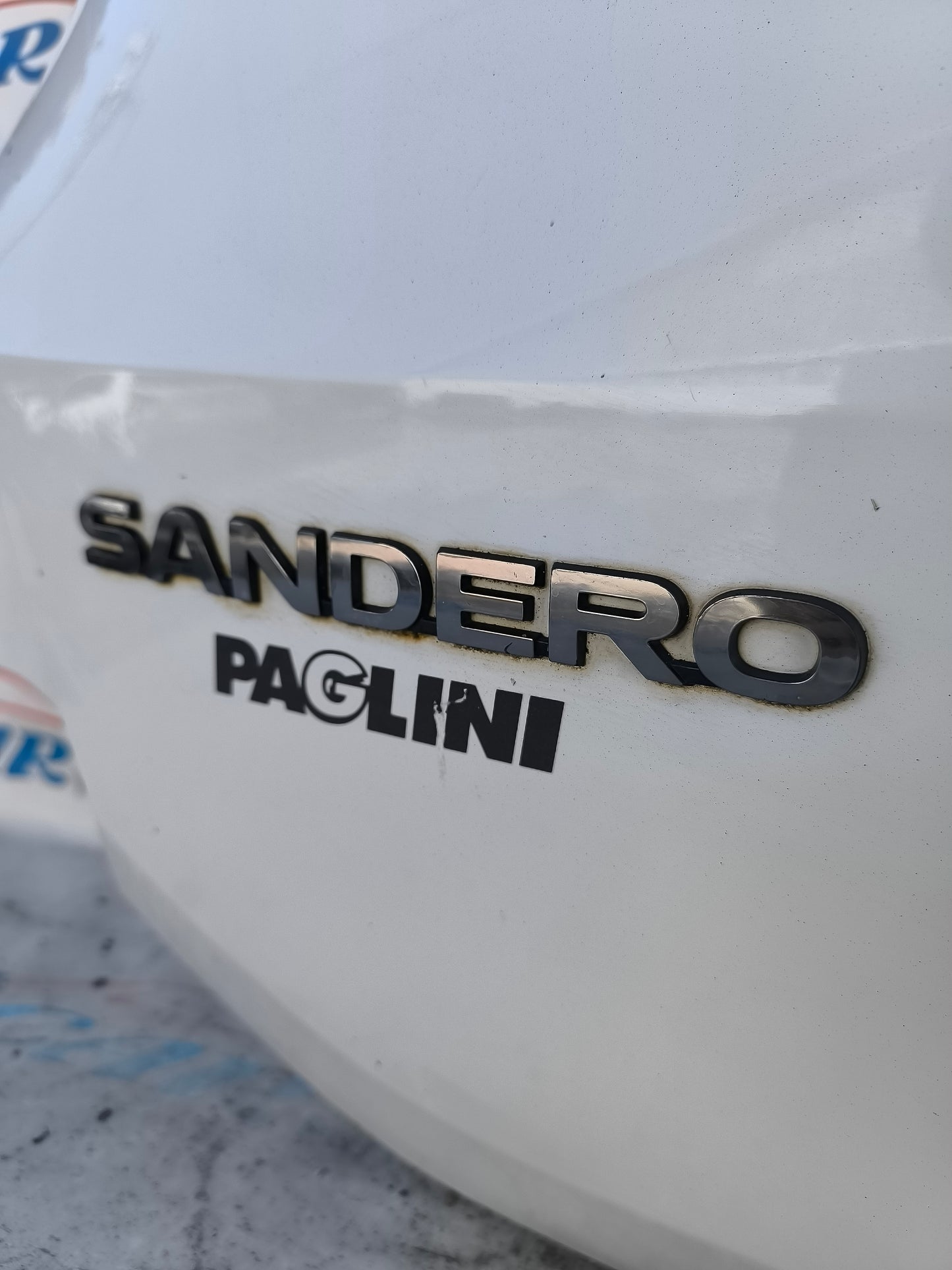 Portellone posteriore bianco Dacia Sandero 2012 ecoAG5912