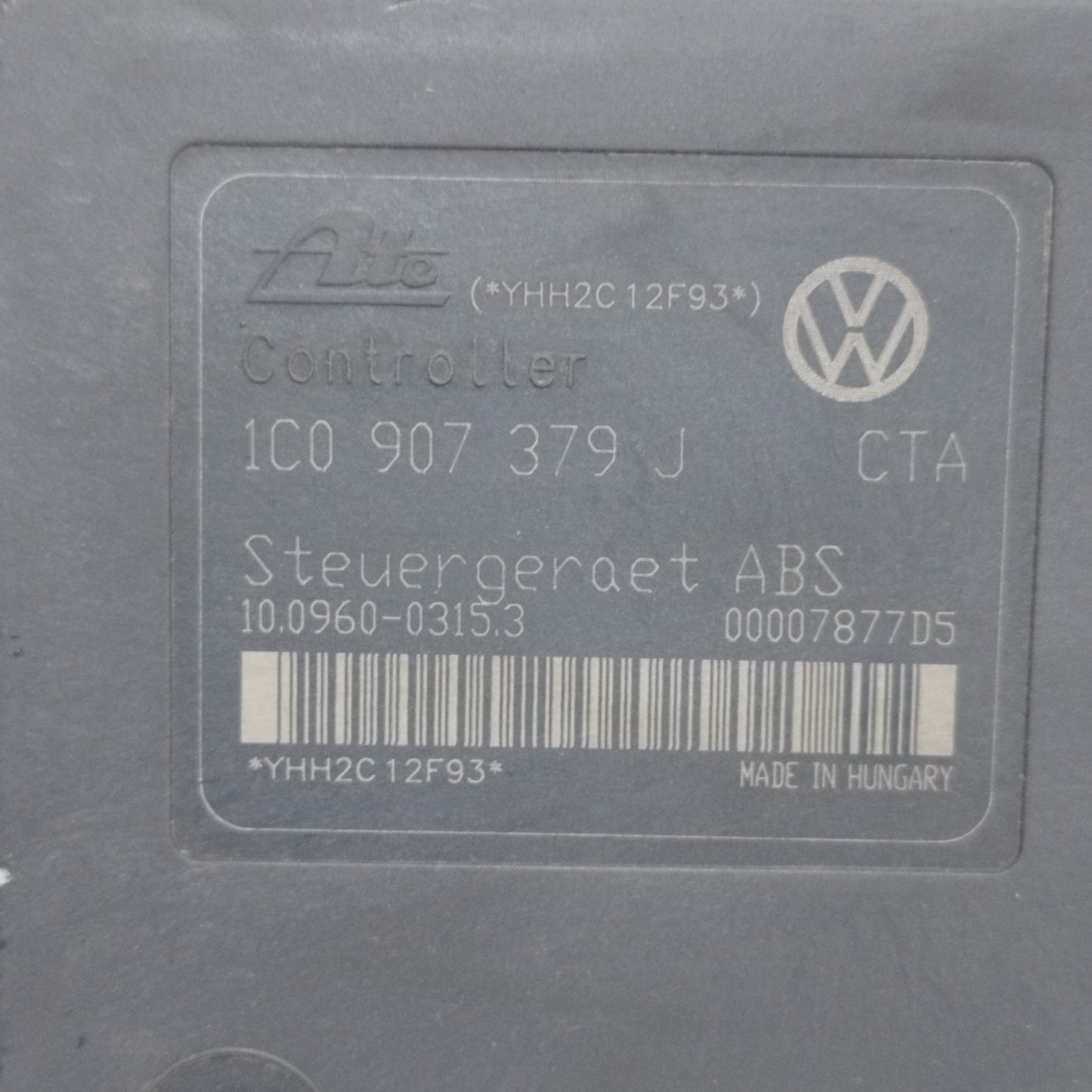 ABS-Pumpe Volkswagen Golf 4 1.9 TDI 2002 Code: 1C0907379J ecoAC9178
