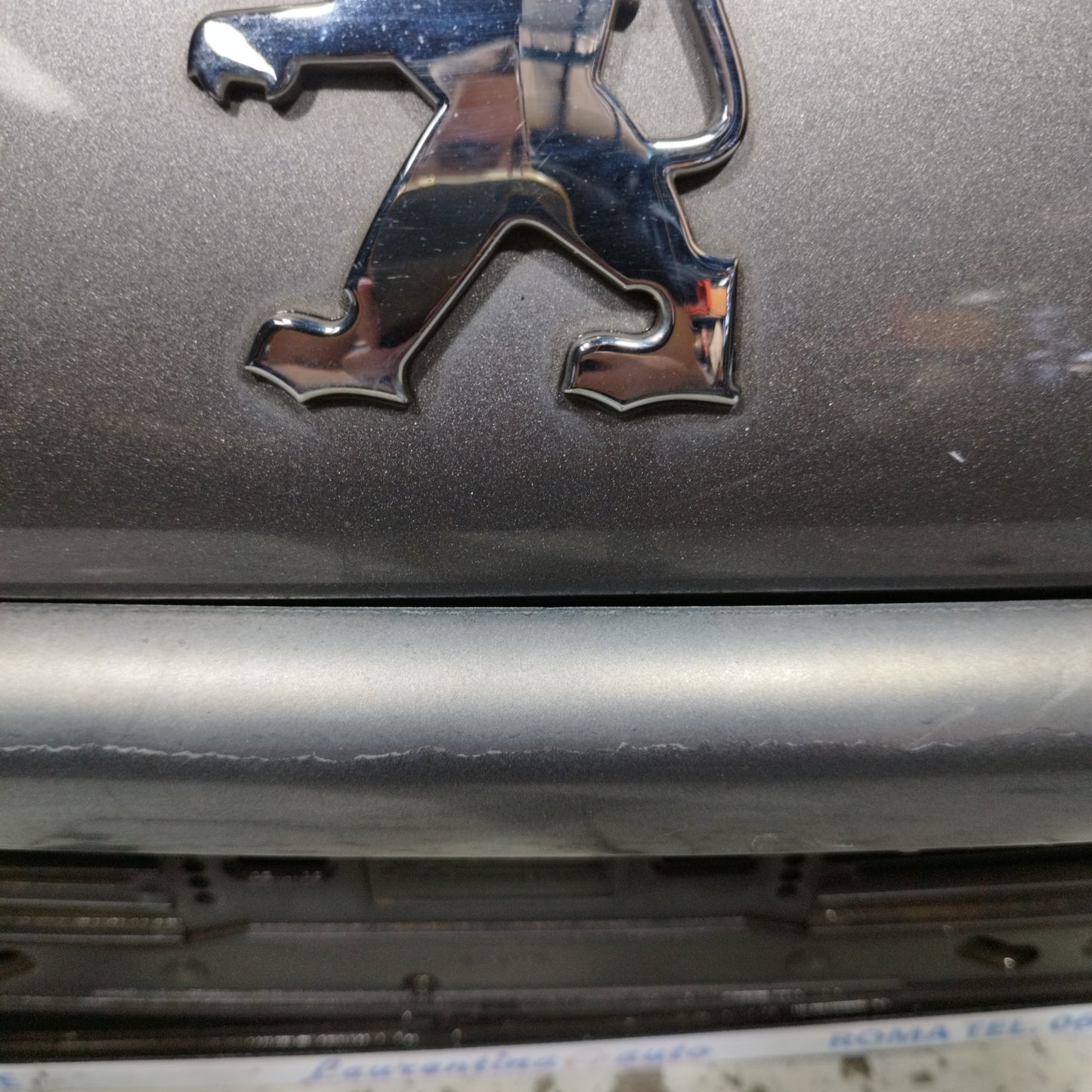 Dunkelgraue Heckklappe Peugeot 206 Plus 2009 ecoAC9580