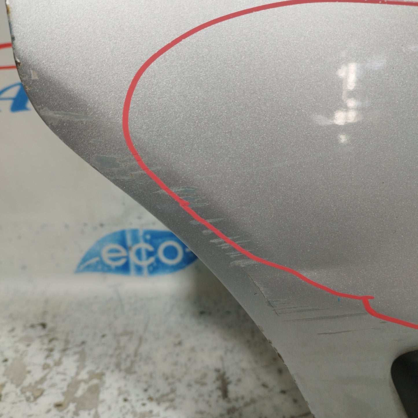 Sportello scorrevole posteriore dx grigio Citroen Berlingo 2011 ecoAC10683