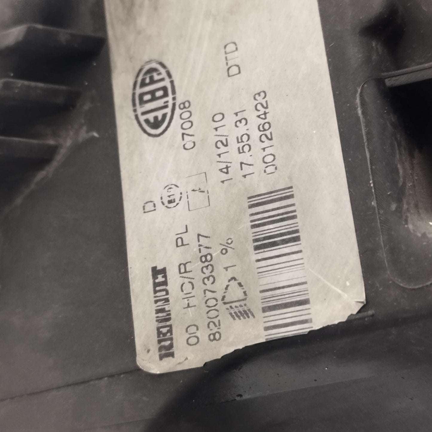 Fanale anteriore dx Dacia Sandero i (BS90) 2008-2012 cod: 8200733877 ecoAC15372