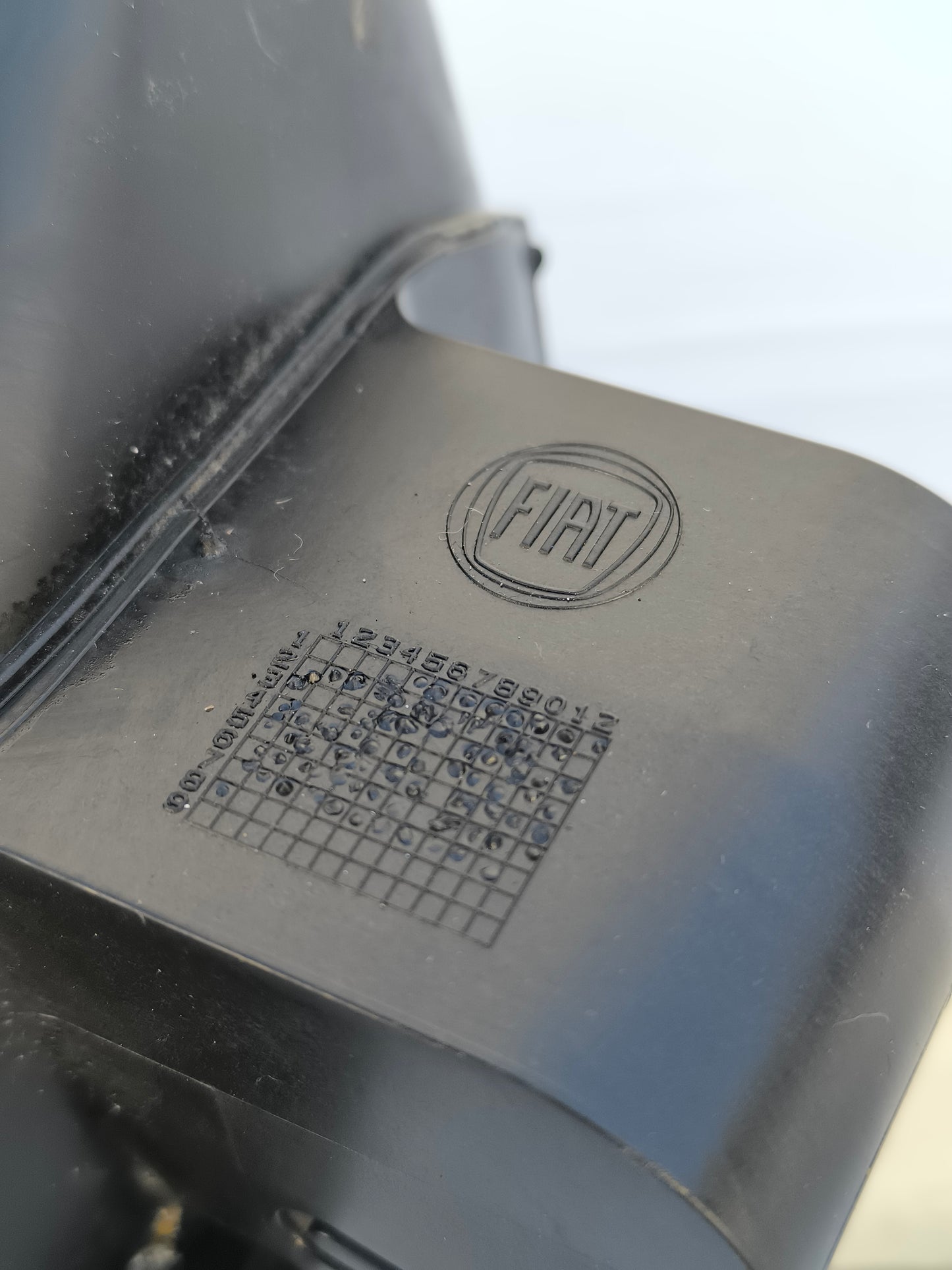 Sportellino carburante bianco Fiat New Panda anno 2015 ecoAG7786