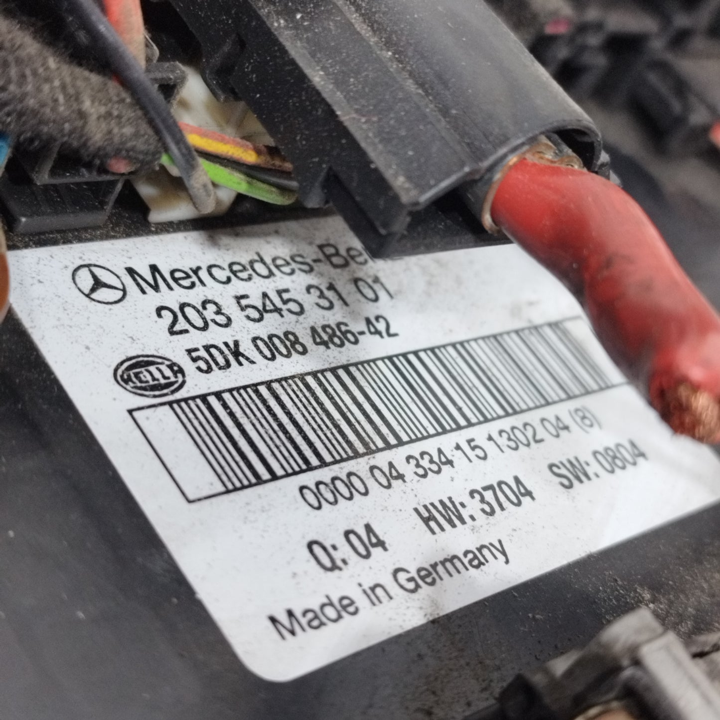 Centralina Portafusibili Mercedes Classe C W203 2.2 D 2004 Cod: 2035453101 ecoAC11037