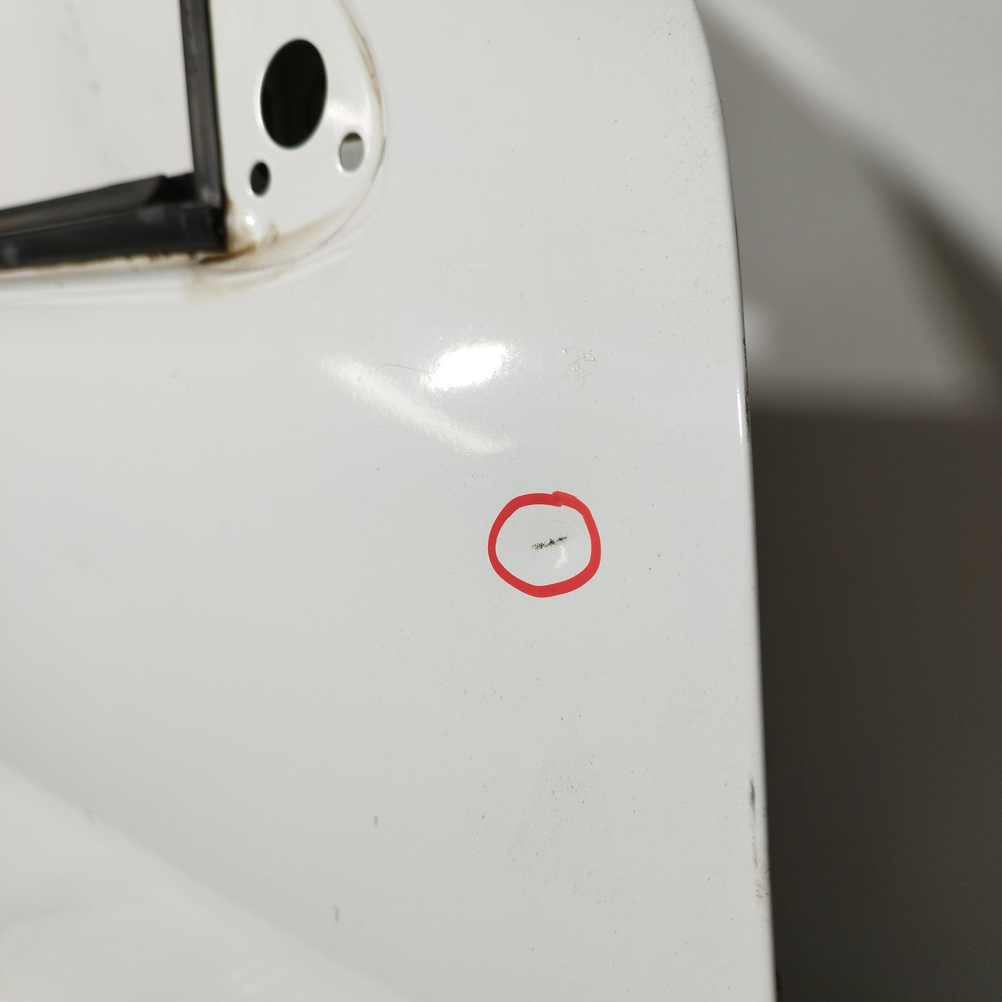 Weiße rechte Vordertür Fiat 600 2003 ecoAC12624