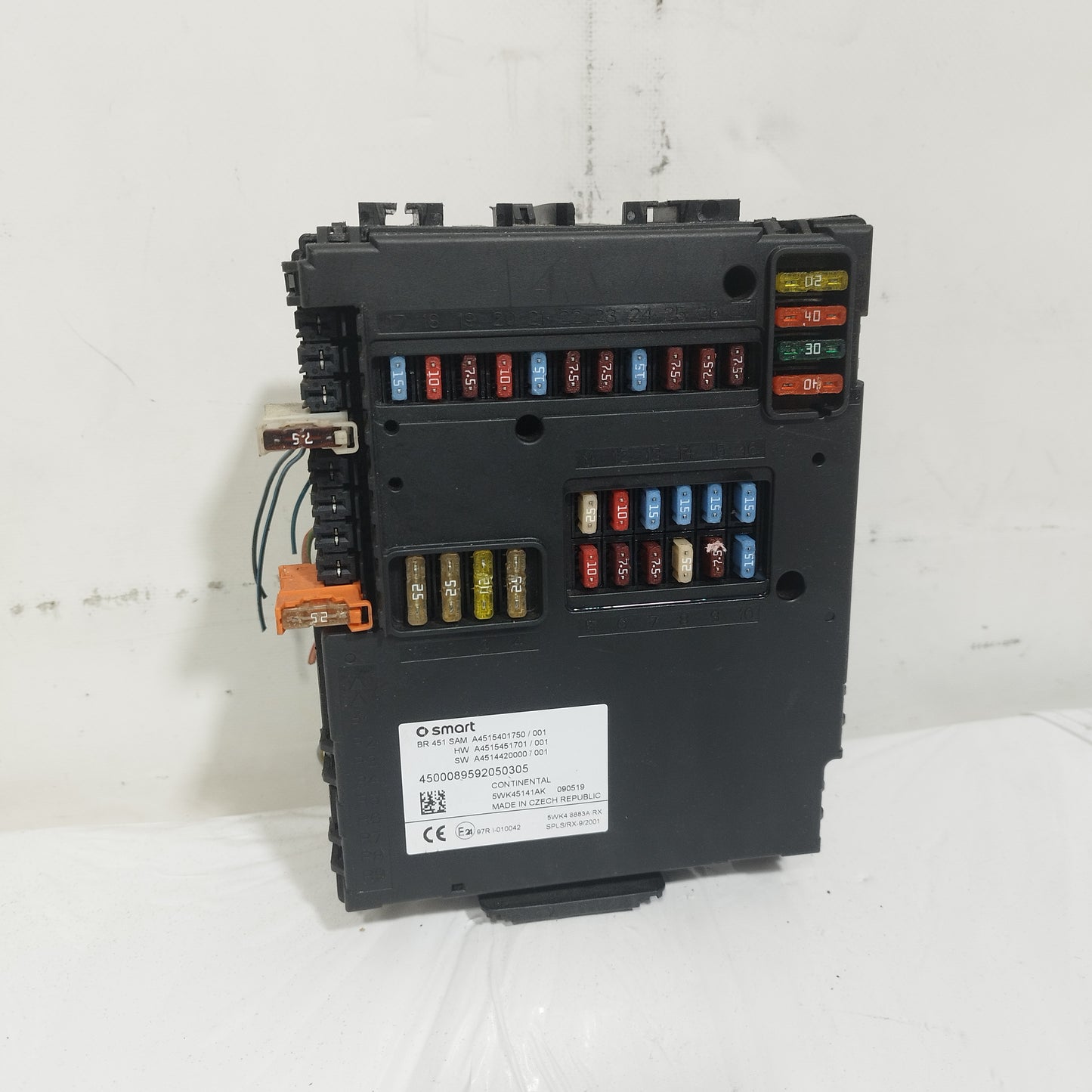 Centralina Sam Smart fortwo 451 1.0 B 2010 cod: A4515401750/001 ecoAC14823