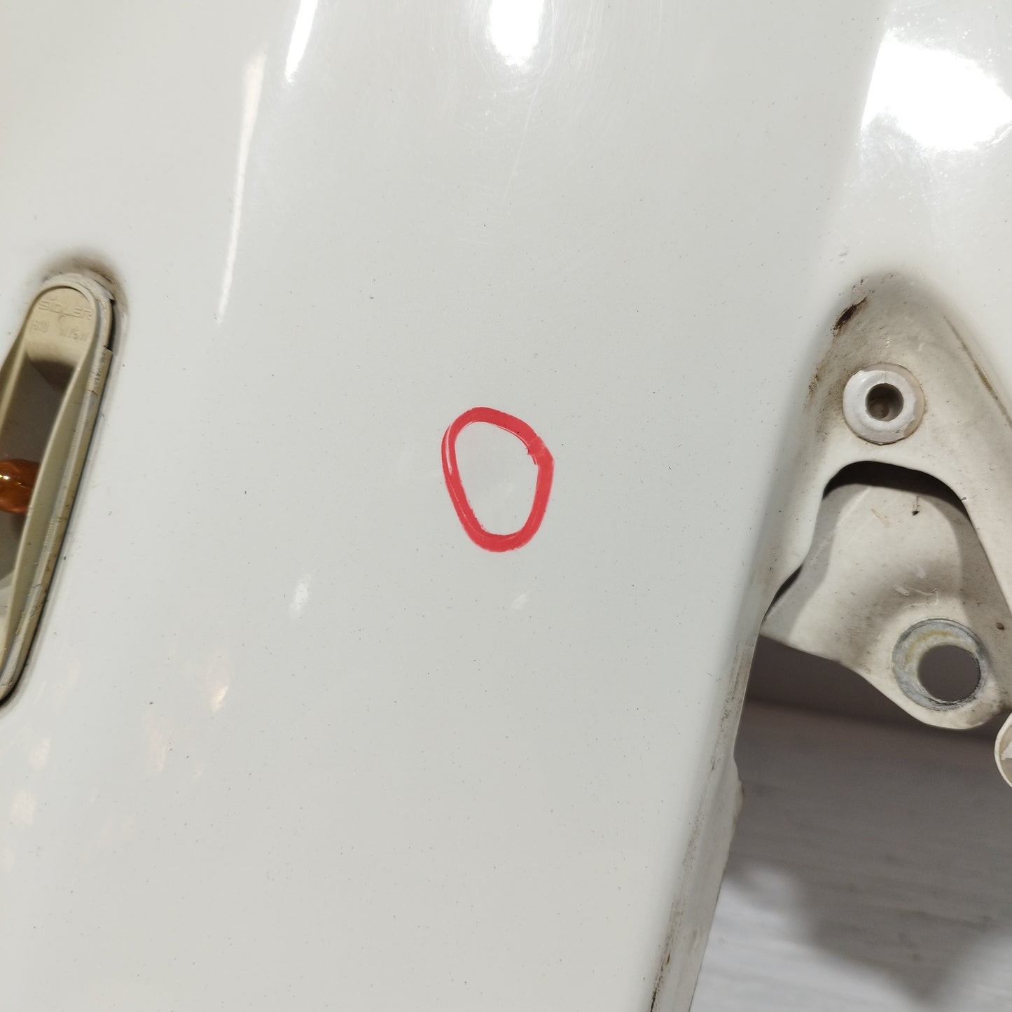 Kotflügel vorne links Weiß Fiat Punto Evo 2012 ecoAC11678