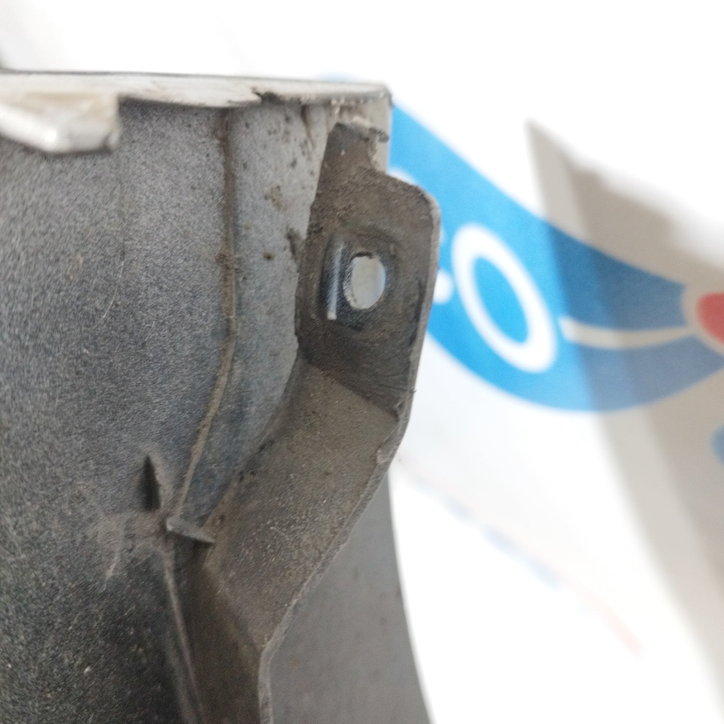 Rear bumper silver grey Opel Corsa E 2017 ecoAC10906