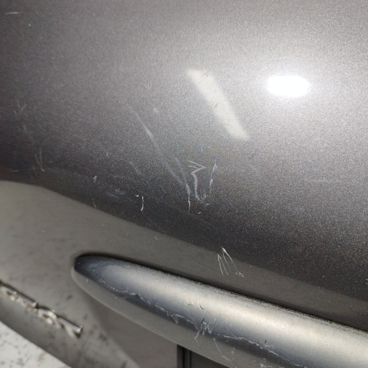 Dunkelgraue Heckklappe Peugeot 206 Plus 2009 ecoAC9580