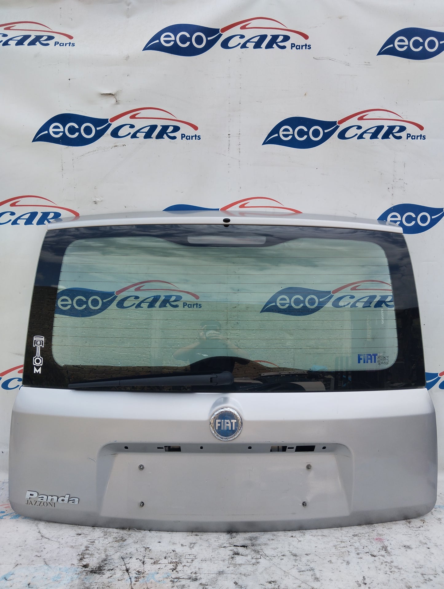 Portellone posteriore grigio argento Fiat Panda 169 ecoAG5476
