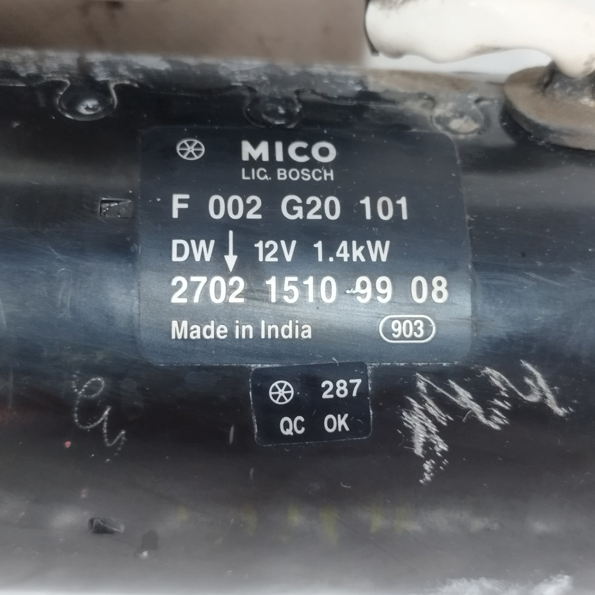 Motorino avviamento Tata Indica I 1.4 D 1998-2008 cod: 270215109908 ecoAC16694