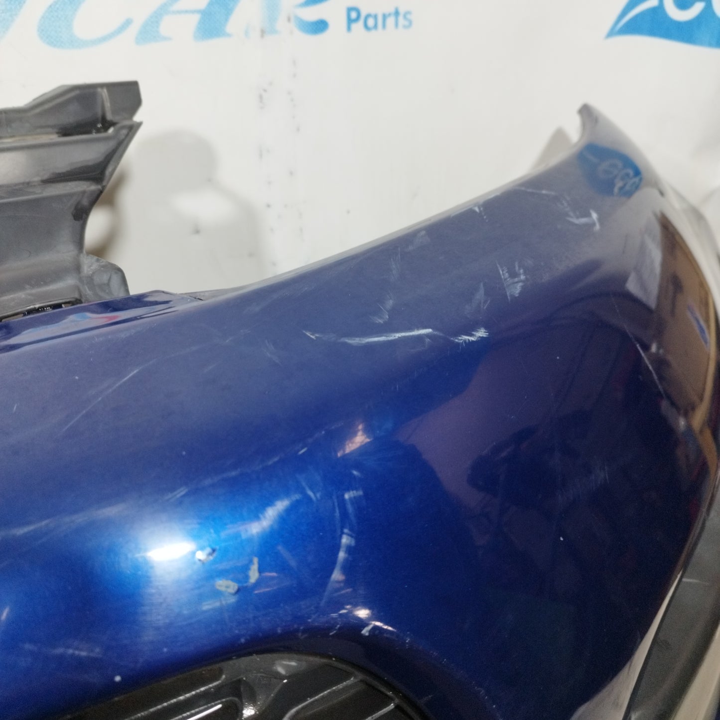 Blue front bumper Peugeot 107 2012 ecoAC10359
