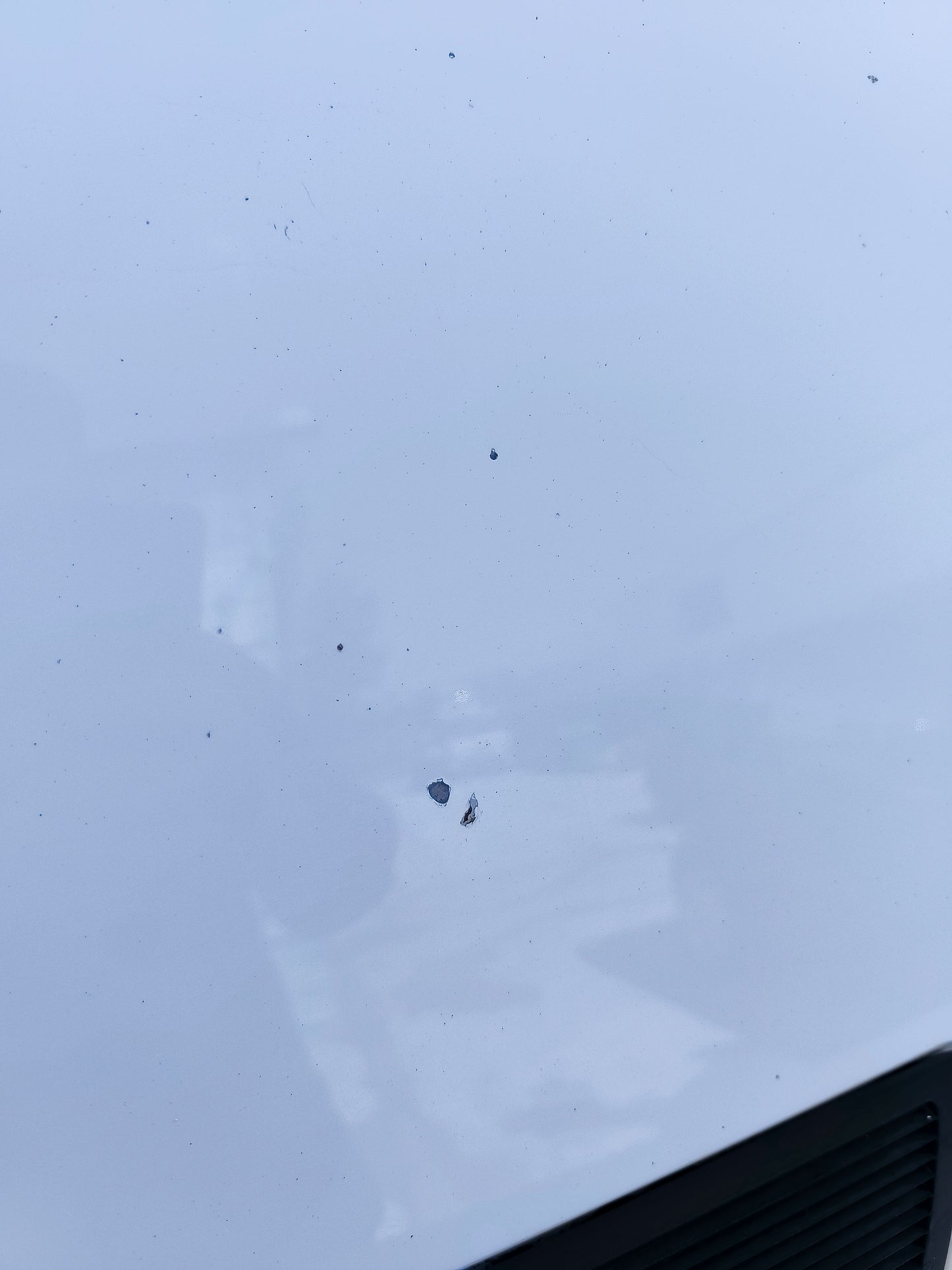 Renault Trafic weiße Motorhaube Baujahr 2007 ecoAG7158