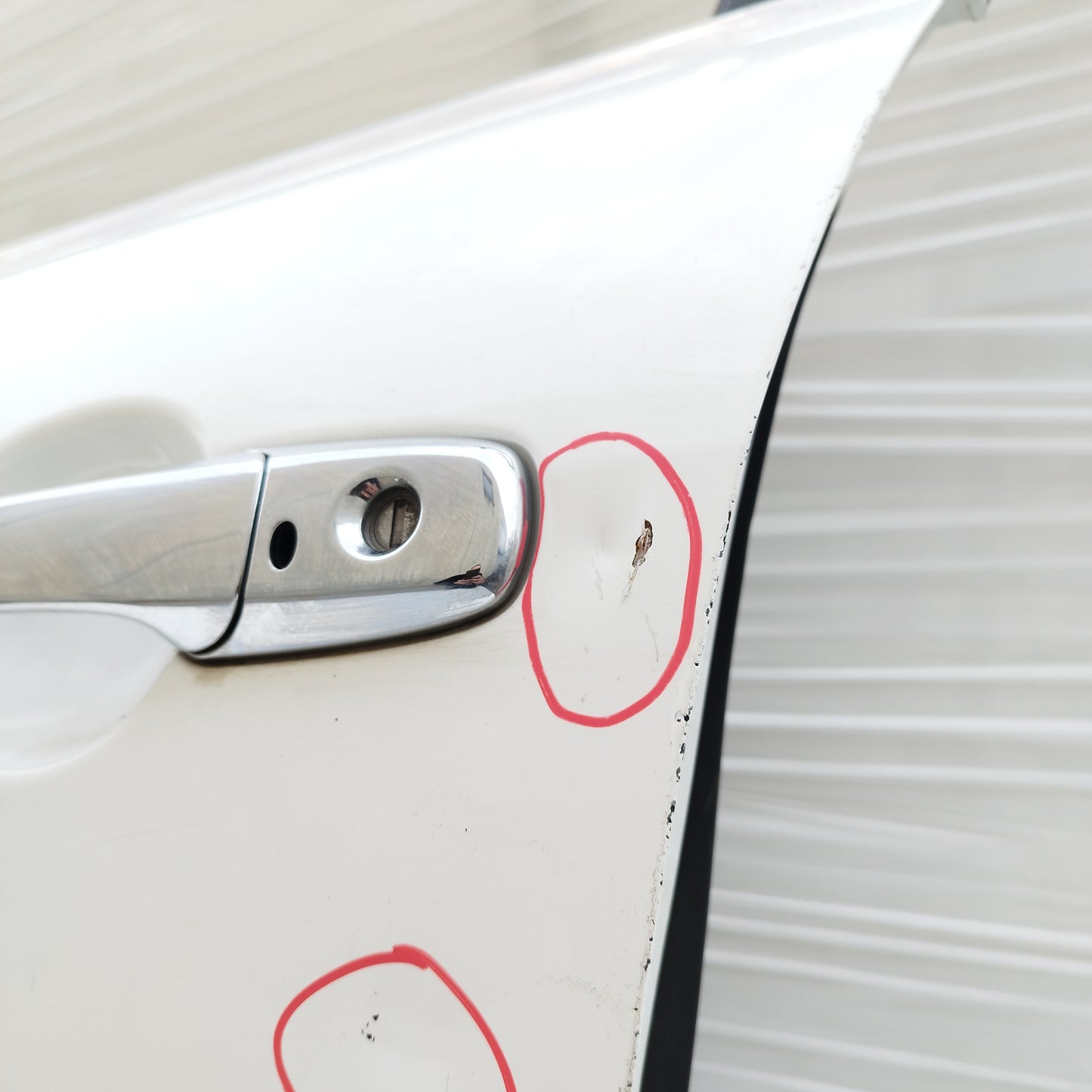 Sportello anteriore sx bianco Mazda CX-7 2009 ecoAC15677