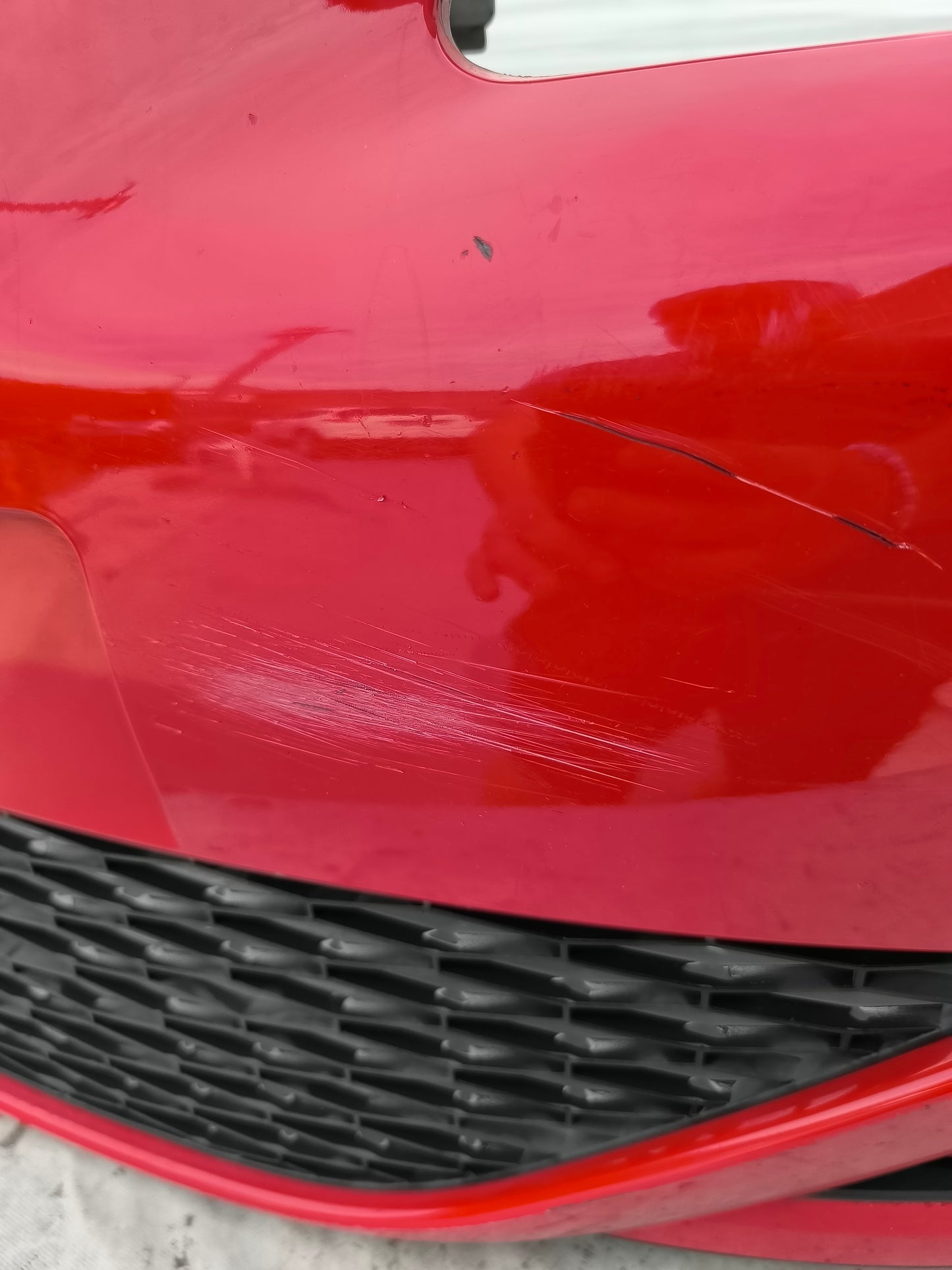 Paraurti anteriore rosso Seat Ibiza (6J) anno 2008-2012 ecoAG8458