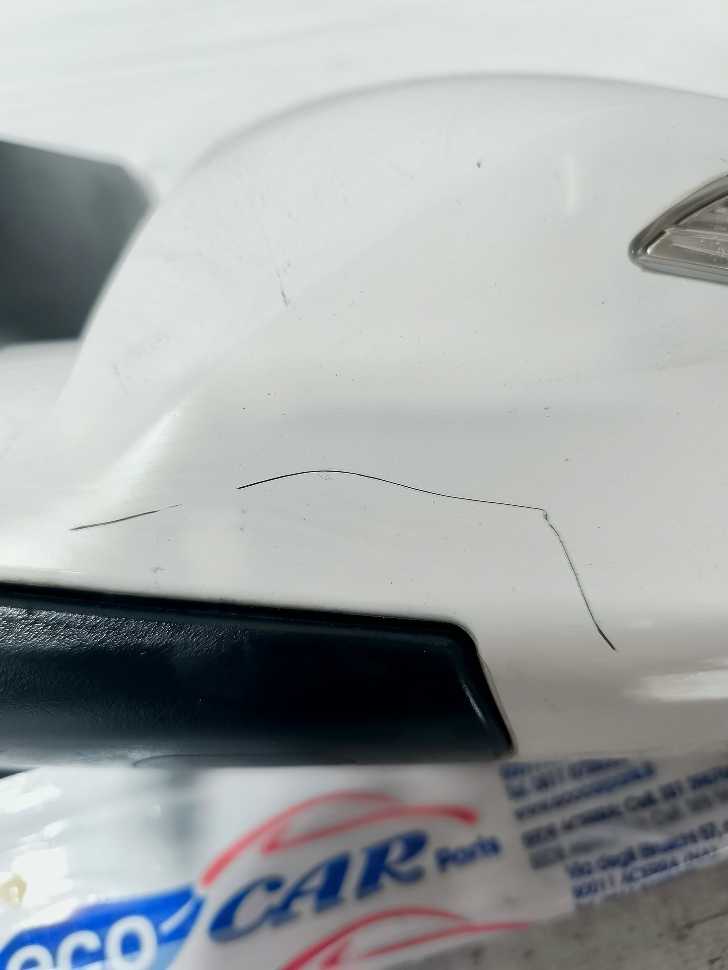 Specchietto sinistro elettrico bianco Hyundai ix35 anno 2012 8 PIN ecoAG6293