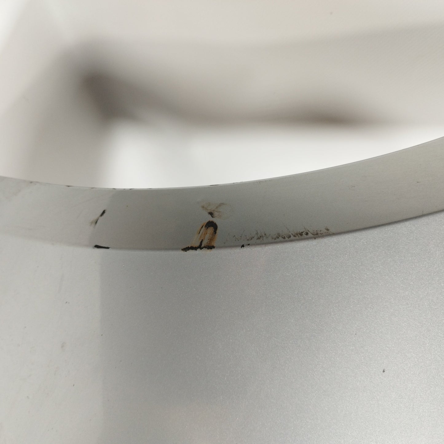 Front bumper silver grey Seat Ibiza 2012 ecoAC11431