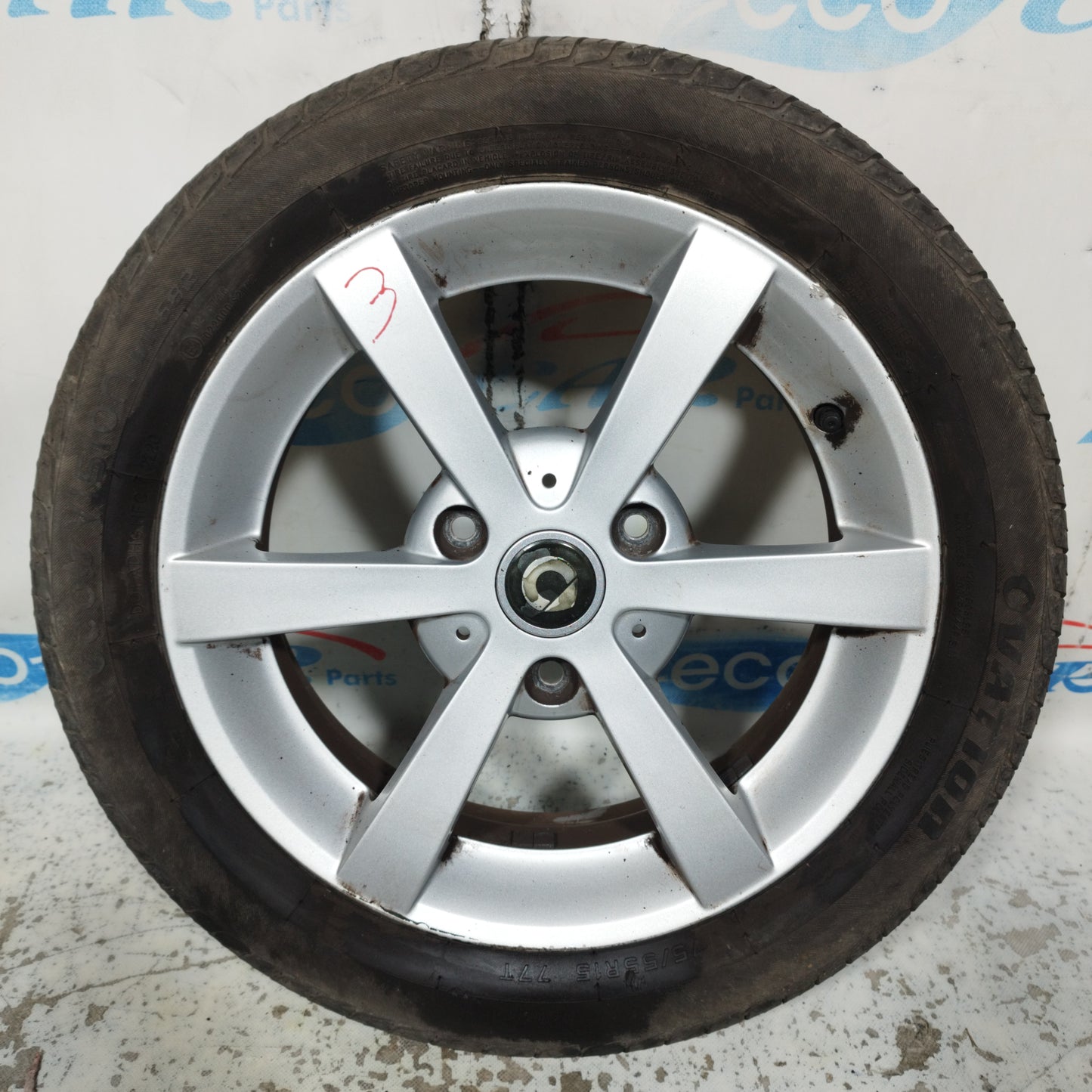 Rims with tires Smart Fortwo 451 2010 ecoAC10793