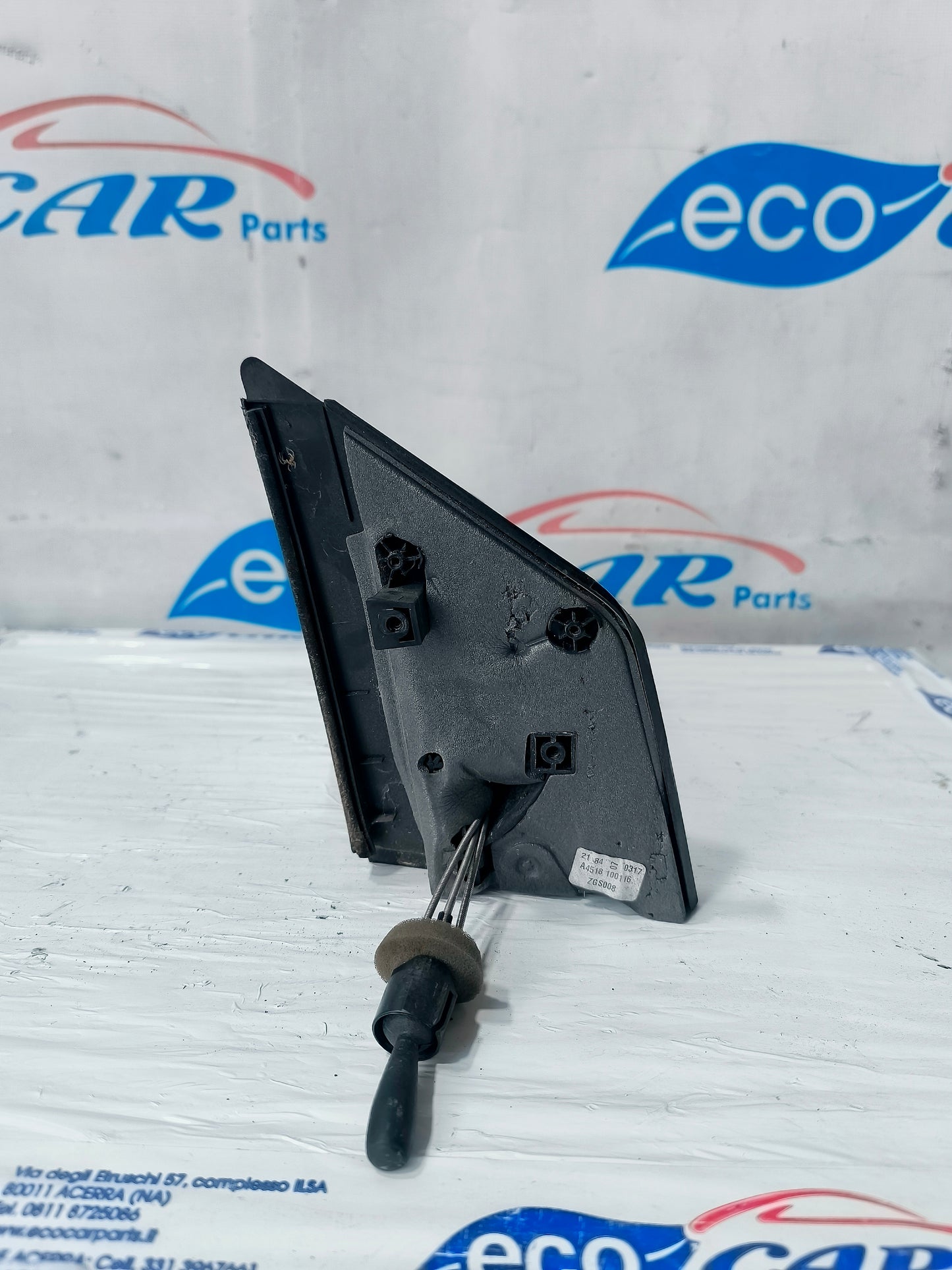 Manual left mirror Smart 451 grey ecoAG6300