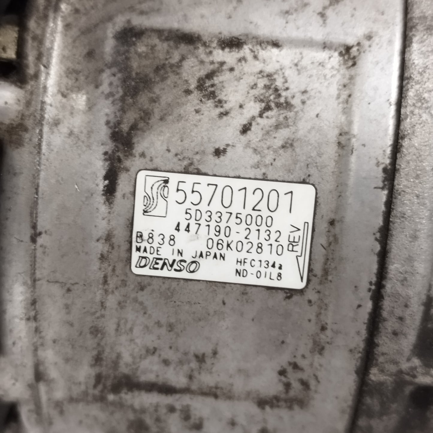 Compressore a / c Fiat 16 2.0 D 2008-2014 DENSO cod: 55701201 ecoAC16192