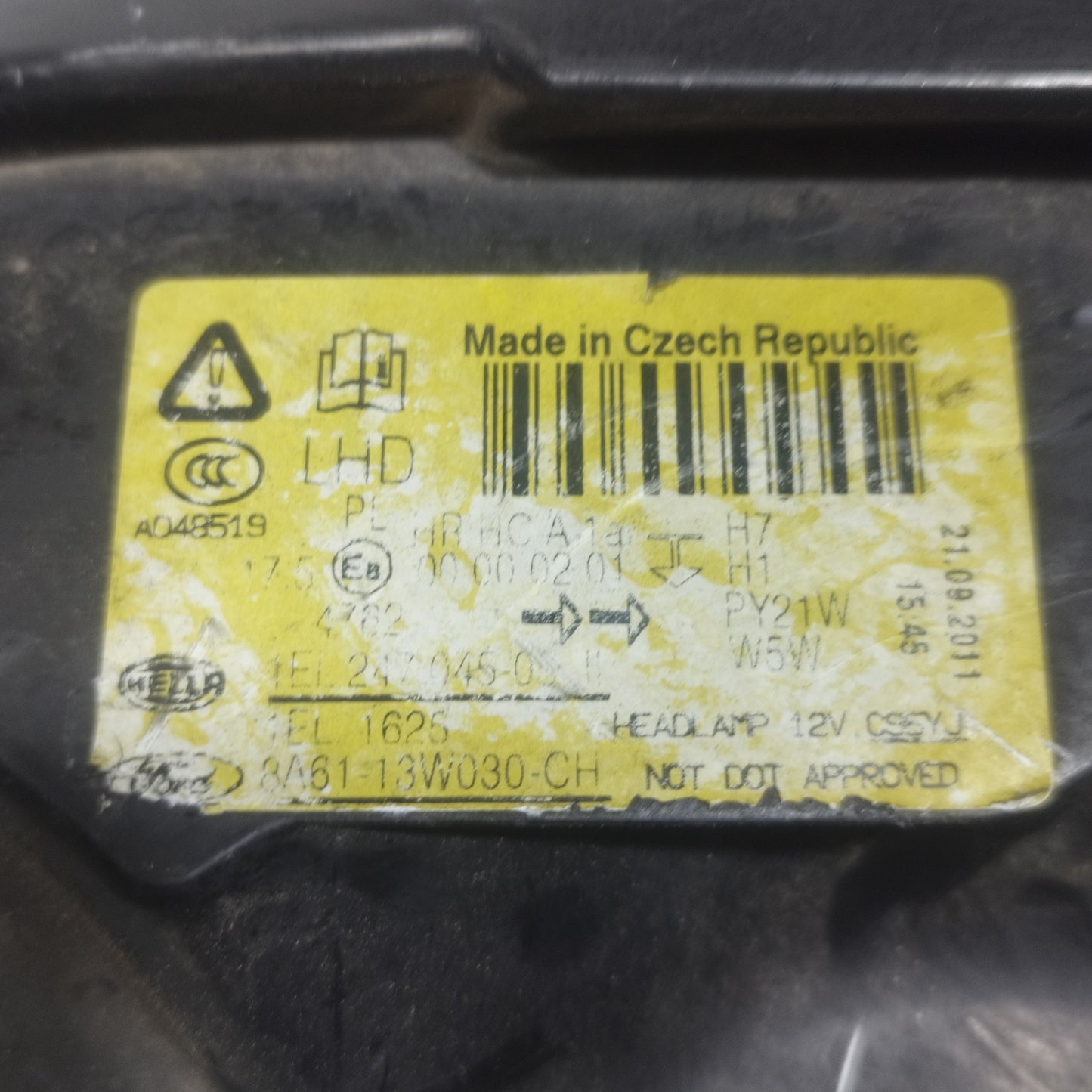 Fanale anteriore sx Ford Fiesta 2010 cod: 8A61-13W030-CH ecoAC14705