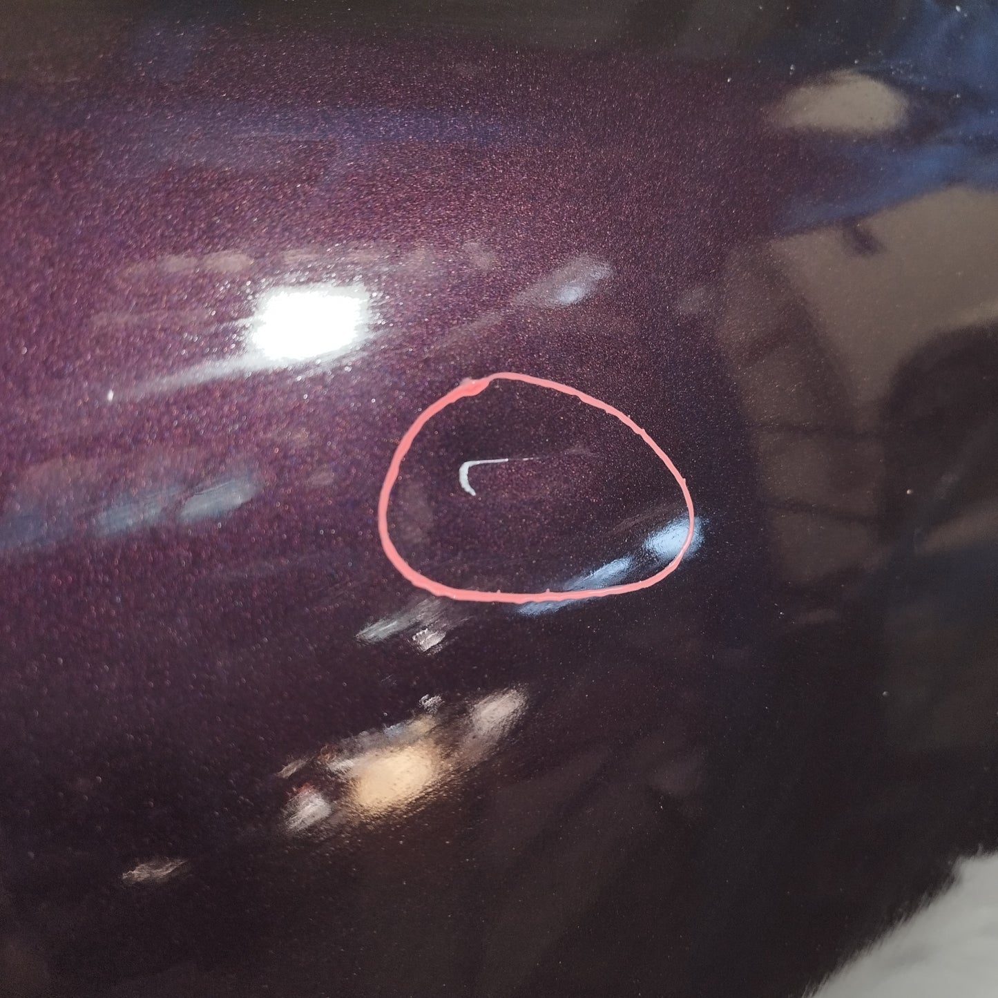 Sportello posteriore dx viola scuro Lancia Ypsilon 2014 ecoAC14150