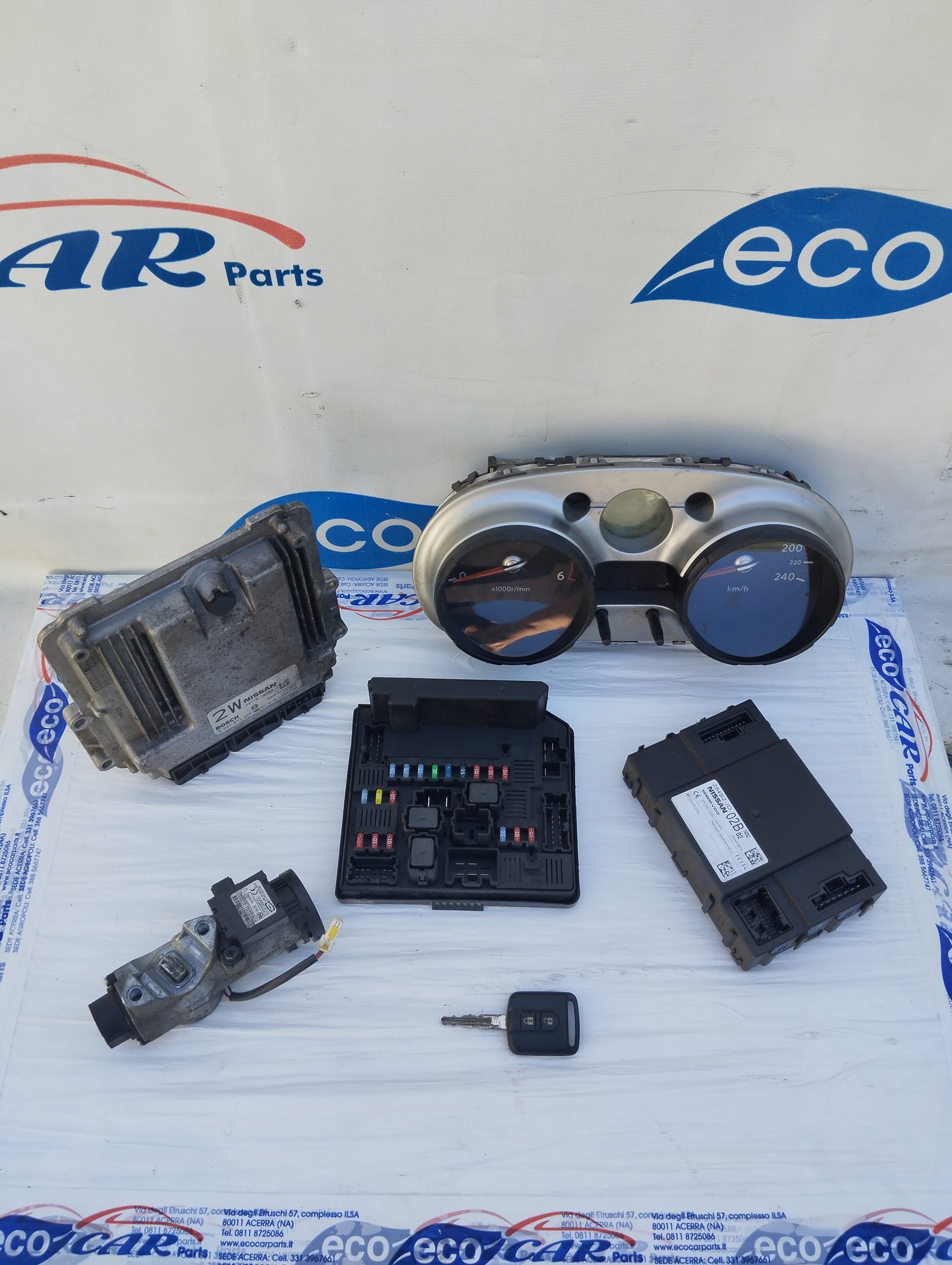 Zündkit für Nissan Qashqai 2.0 DCI 150 PS, Code: 0281013855 ecoAG5317