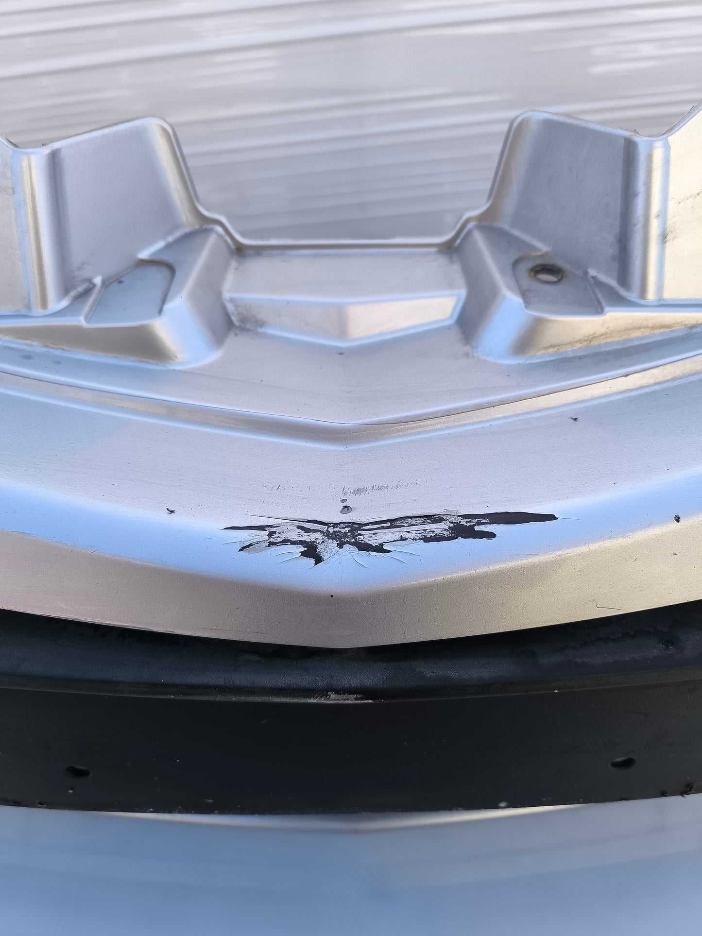 Paraurti anteriore Lancia Musa anno 2005 grigio argento ecoAG8176
