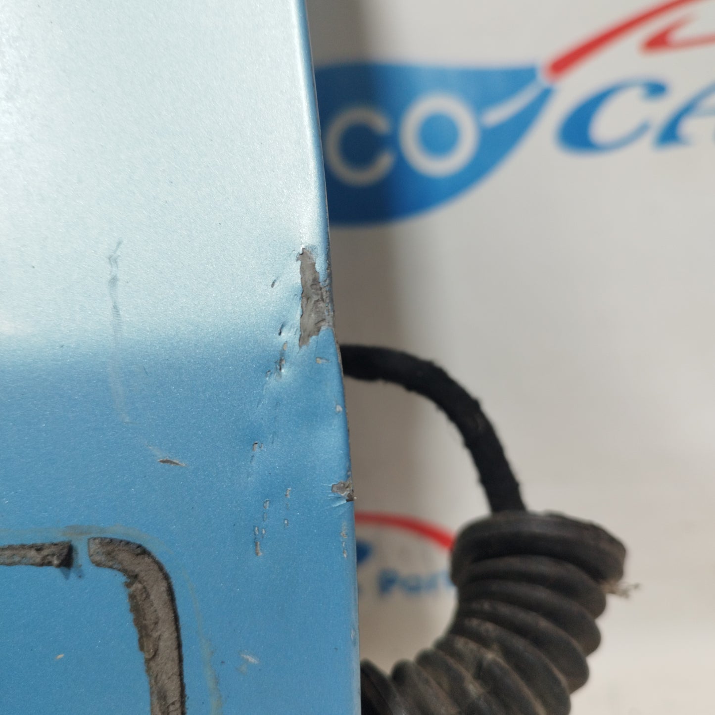 Vordere rechte Tür, blau, Fiat Panda 2005 ecoAC9842