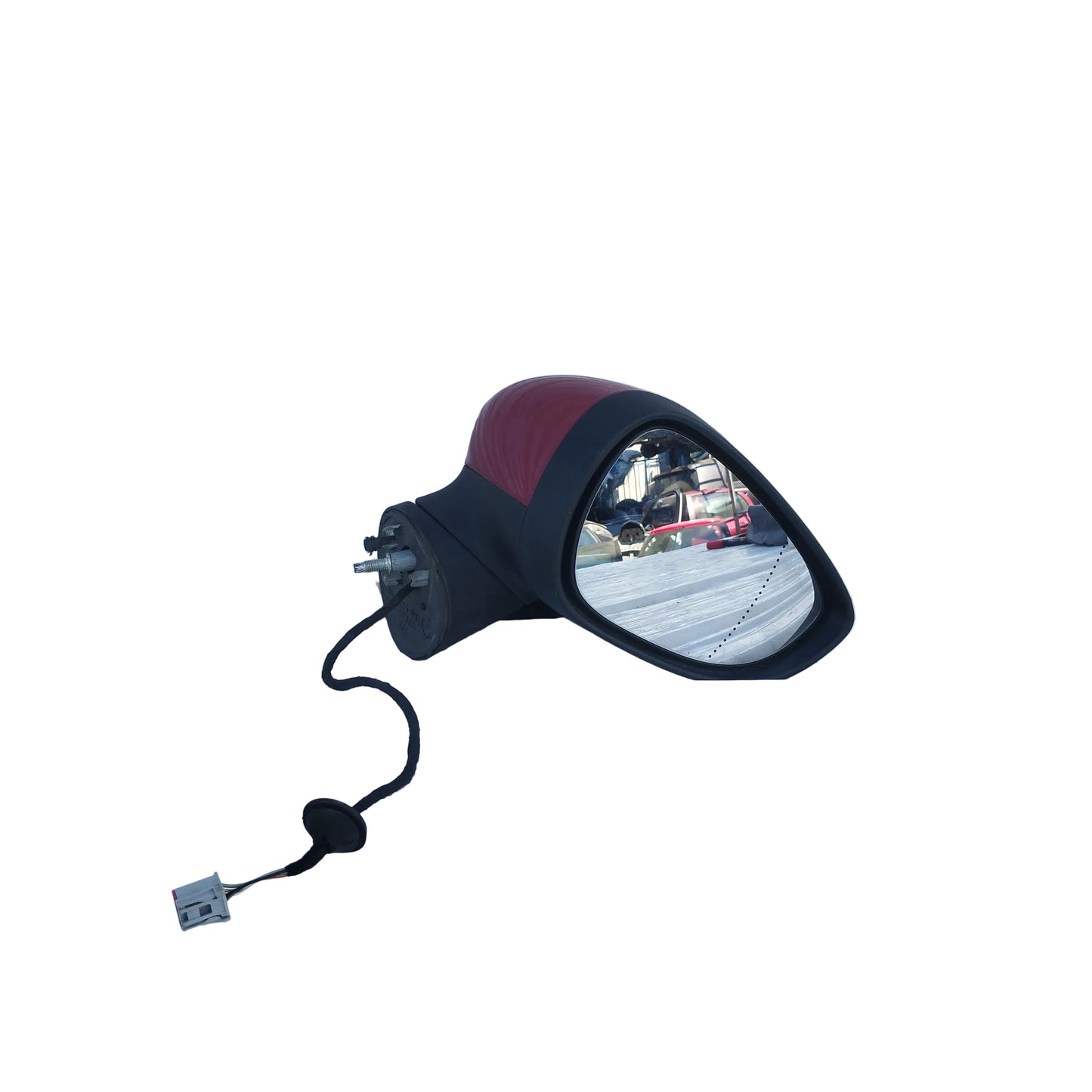 Specchietto elettrico anteriore dx Bordeaux Ford Fiesta (mkVI) 2008-2013 6 fili ecoDM397