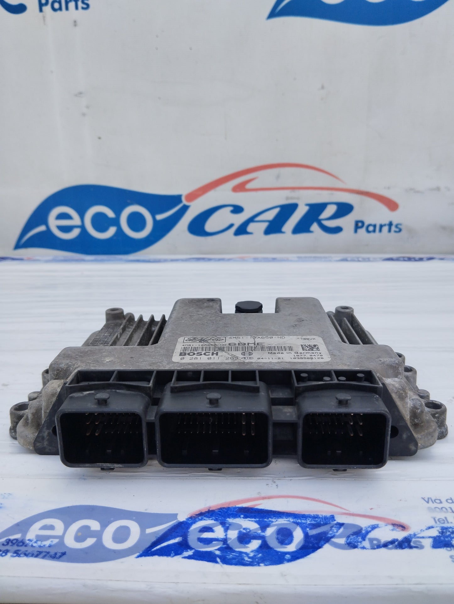 Centralina motore Ford Focus 1.6 TDCi 109cv 16v 2007 cod: 0281011263 ecoAG5274