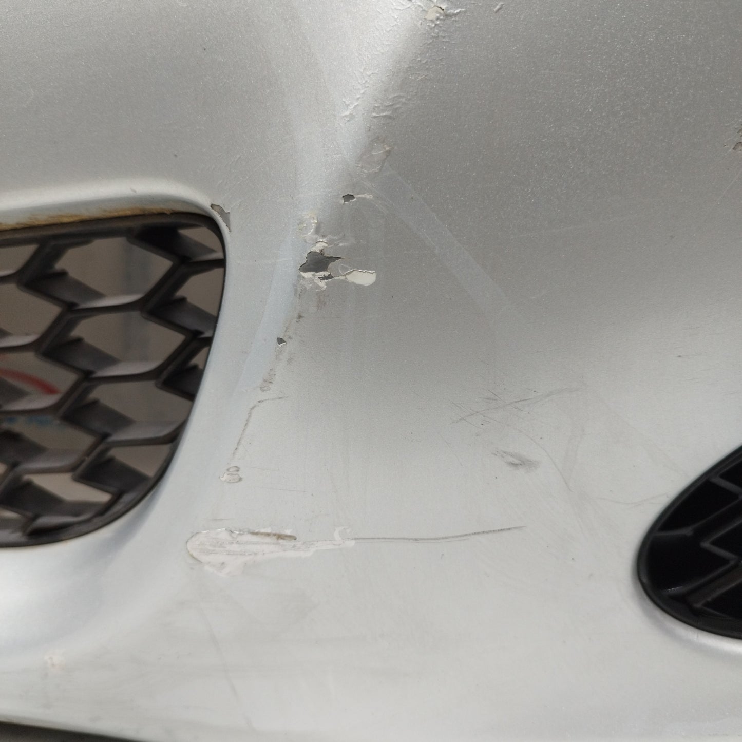 Front Bumper Toyota Aygo 2008 Silver Grey ecoAC8781