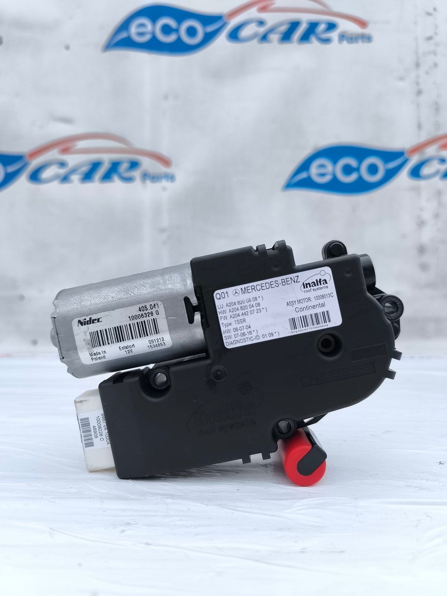 Motorino tettuccio apribile Mercedes Classe C w204 Cod. a2048200808 ecoAG5769