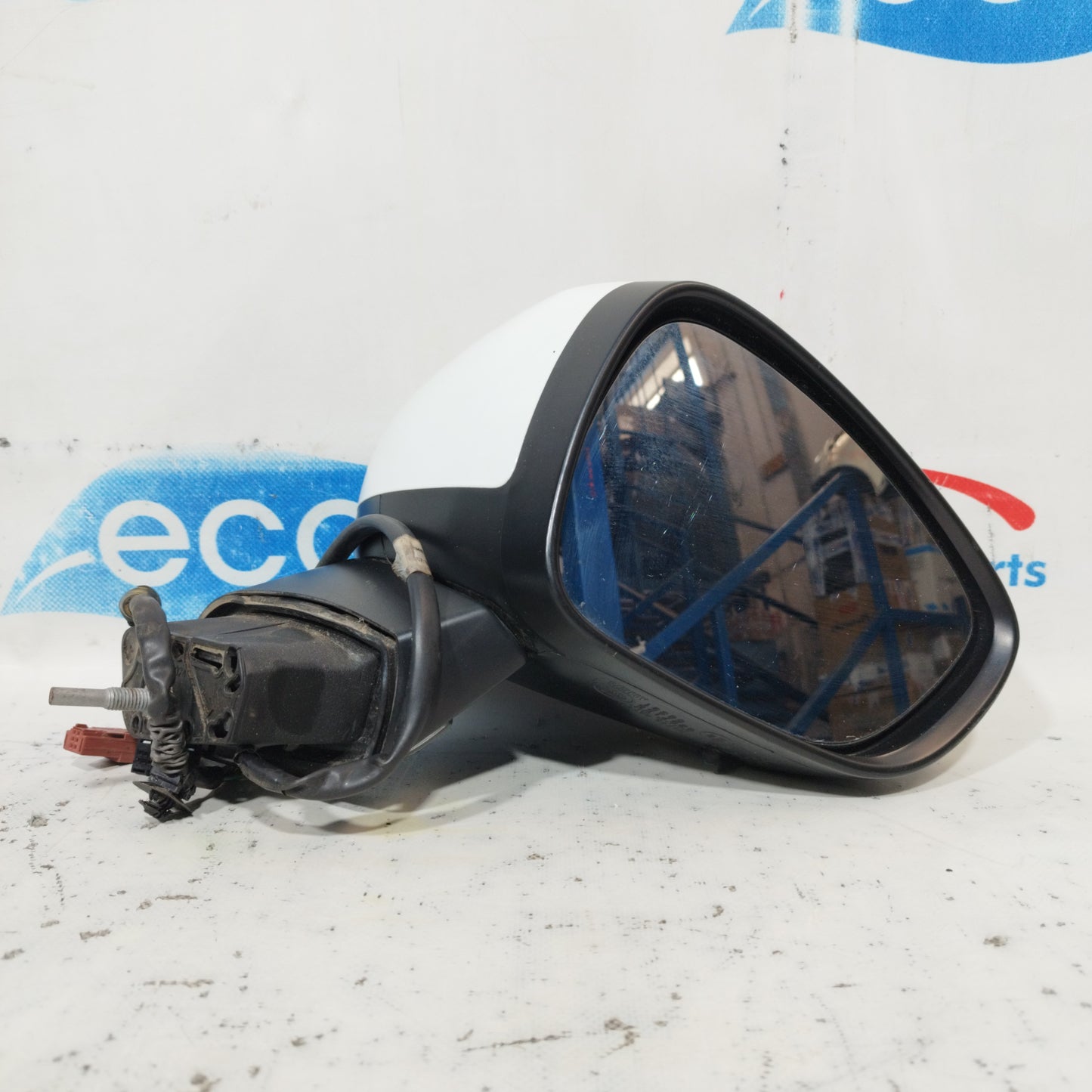 Electric mirror front right white Citroen C3 2013 7 wires 2 pins ecoAC9555