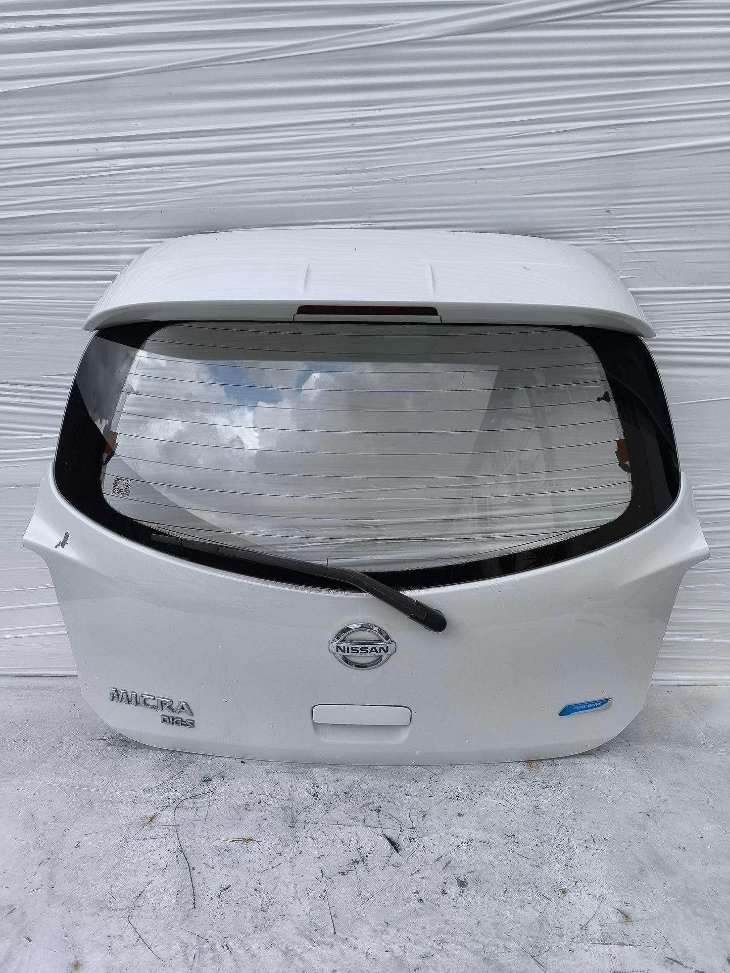Portellone bianco Nissan Micra K13 2010-2014 ecoAG7993