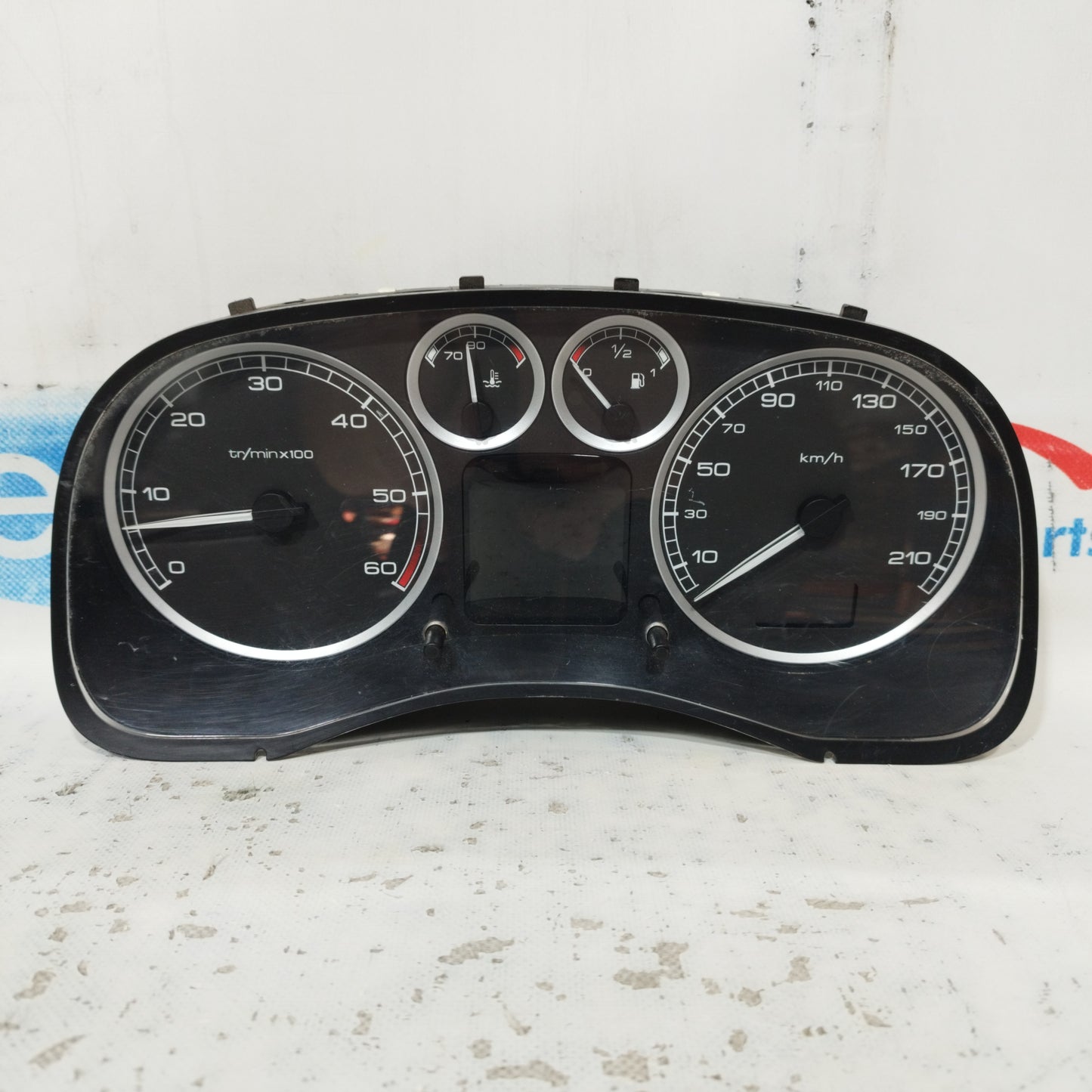 Peugeot 307 1.6 HDI 2005 Instrumententafelcode: 9647538480 ecoAC10273