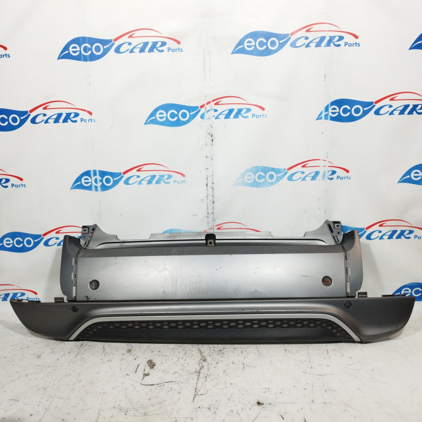 Smart Fortwo 451 Facelift 2010 ecoAC8706 Silbergraue Heckstoßstange