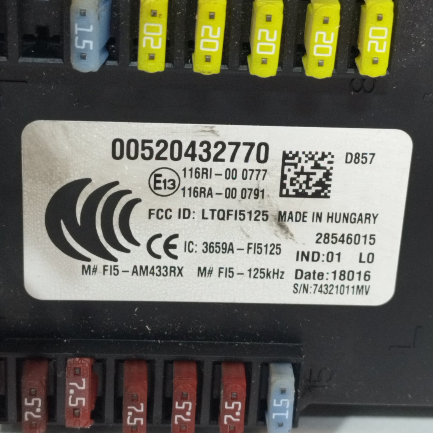 Bordcomputer Jeep Renegade 2.0 MJT 4X4 Code: 00520432770 ecoAC11513