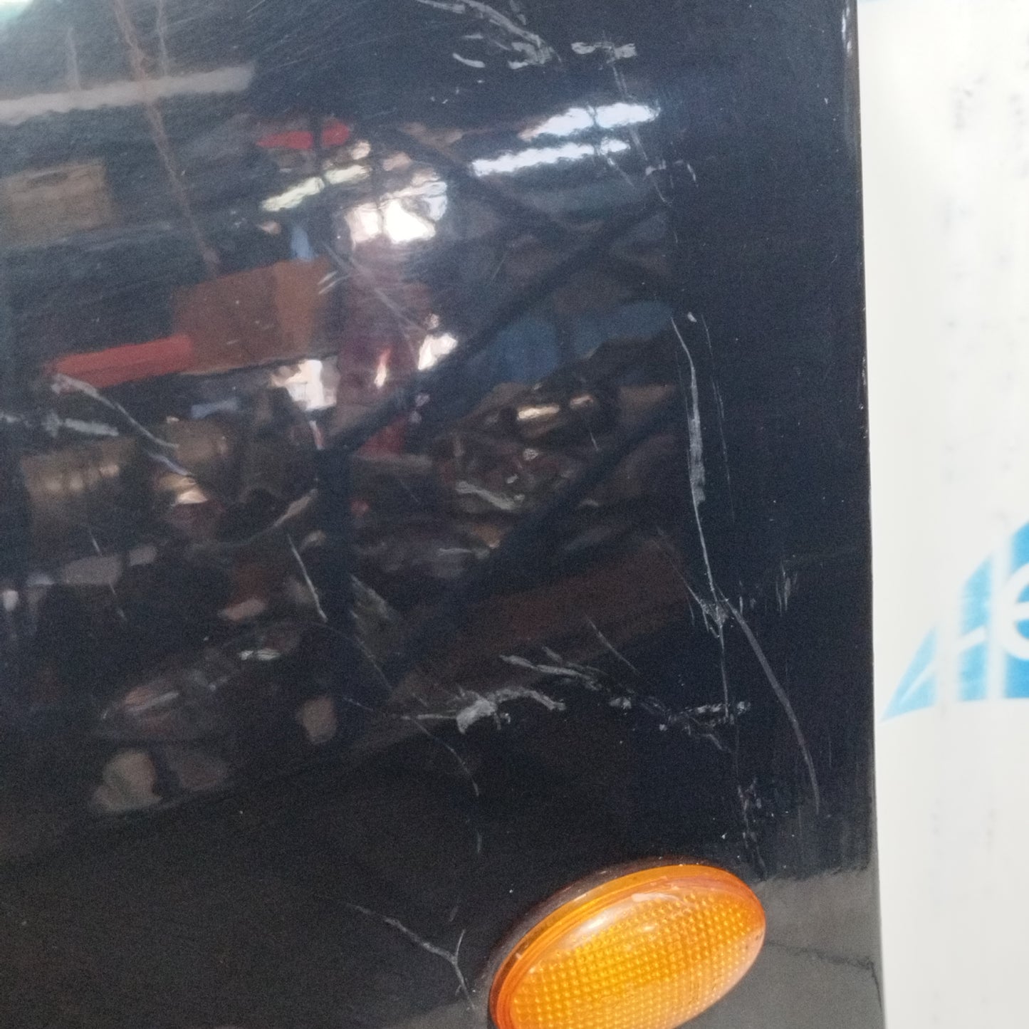 Schwarzer linker Kotflügel vorne für Smart Fortwo 450, Baujahr 2004, ecoAC10078