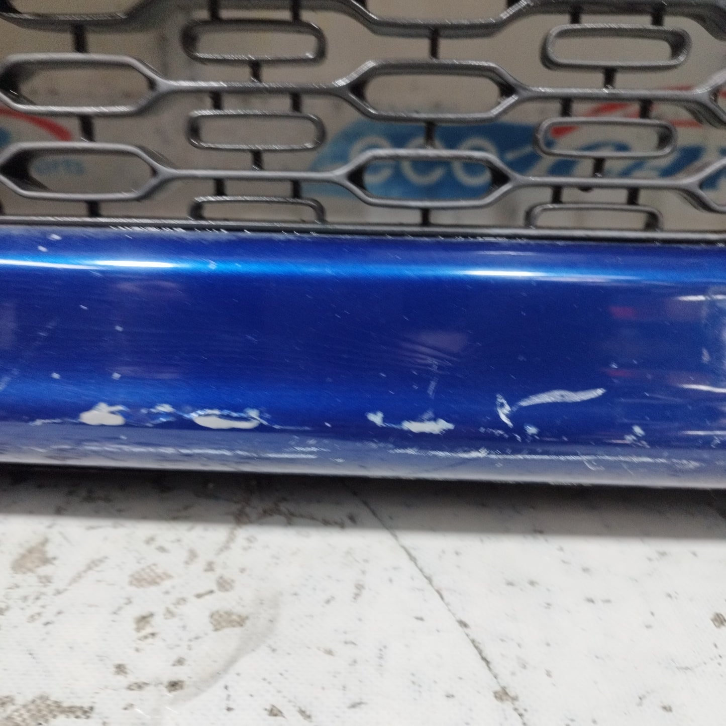 Blue front bumper Peugeot 107 2012 ecoAC10359